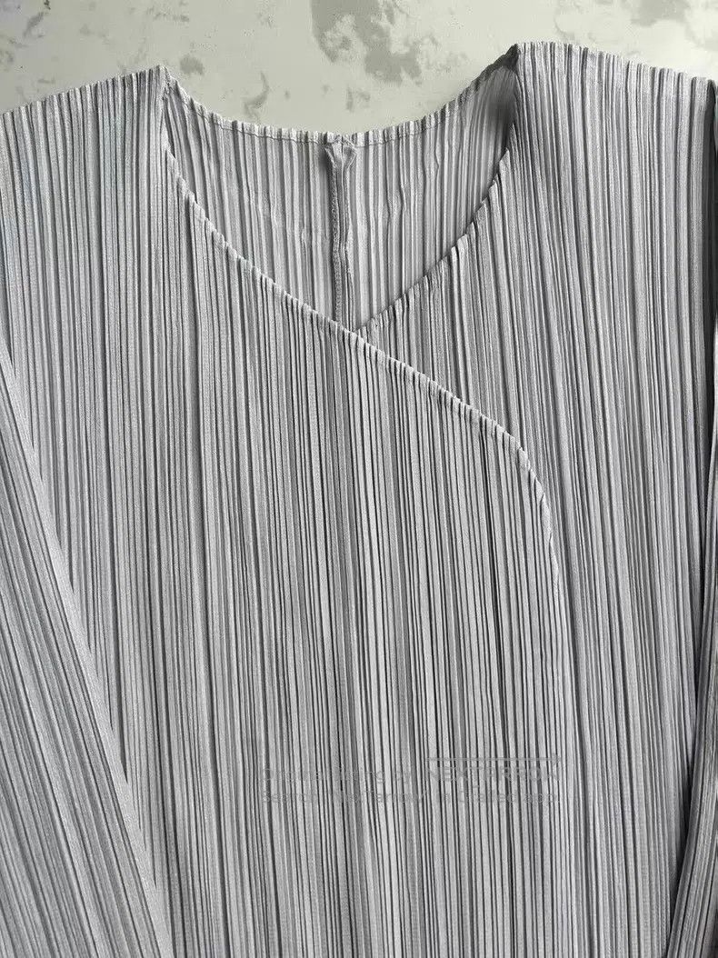 Issey Miyake Issey Miyake Gray Jacket Size L / US 10 / IT 46 - 4 Thumbnail