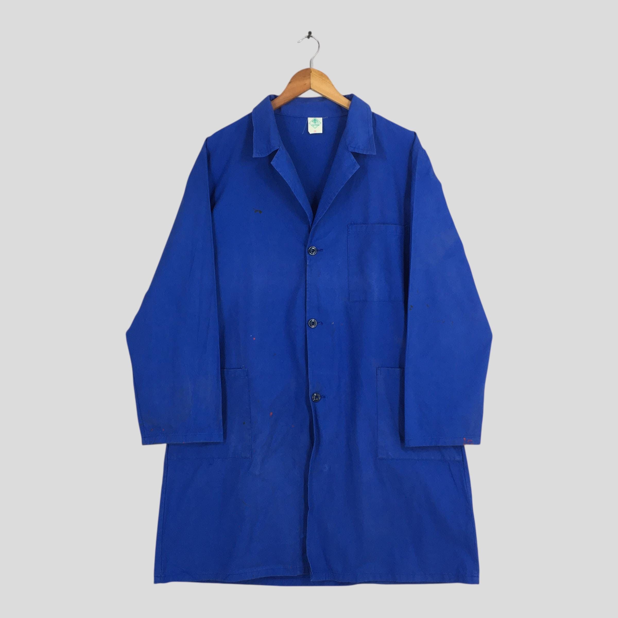 Le Laboureur 80s Viltom Frenchwork Sanforized Indigo Blue Jacket Large Size US L / EU 52-54 / 3 - 1 Thumbnail