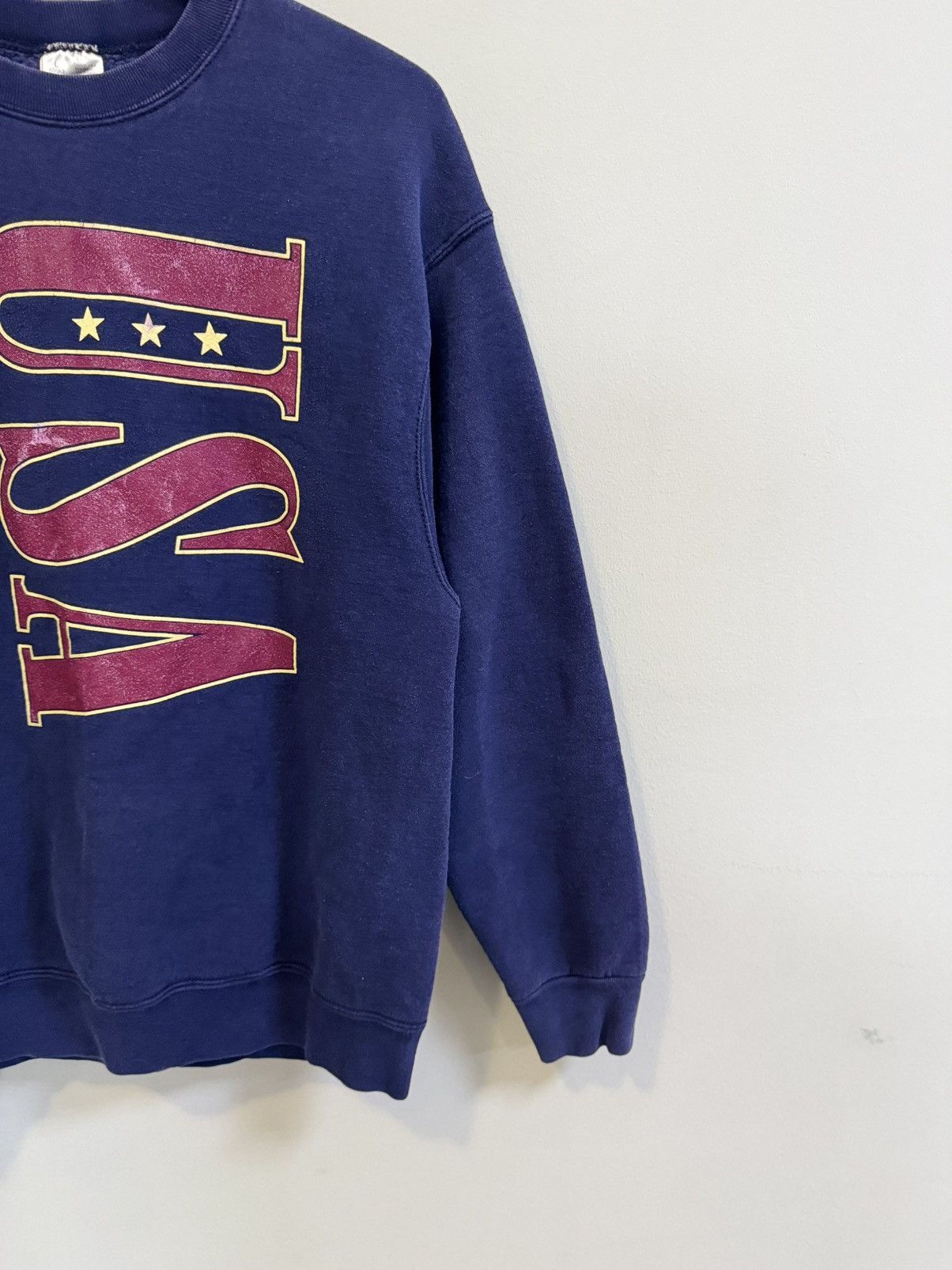 Fruit Of The Loom × Vintage Vintage USA 80s sweatshirt Size US L / EU 52-54 / 3 - 3 Thumbnail