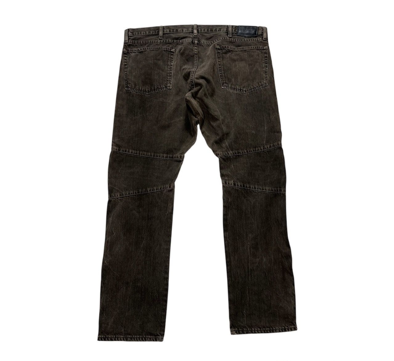Polo Ralph Lauren Polo Ralph Lauren moto biker denim jeans washed freelander Size US 40 / EU 56 - 2 Thumbnail