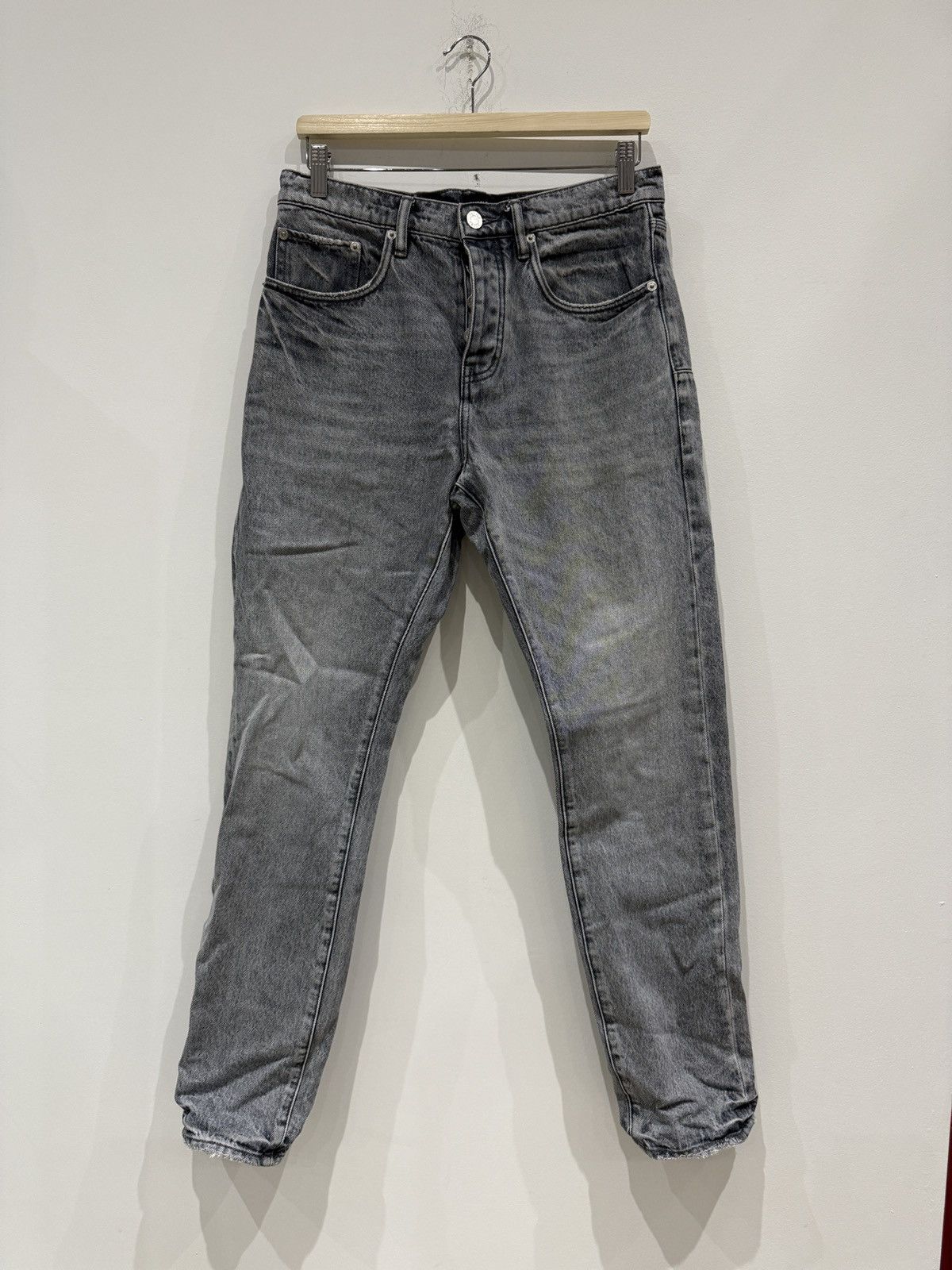 Purple Brand Purple Brand Low Rise Skinny Jeans Grey Size US 30 / EU 46 - 1 Thumbnail