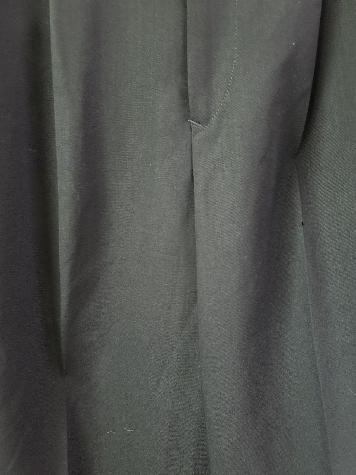 Y's Archive Yohji Yamamoto Wool Gabardine Double Pleated Trouser Size 29" - 12 Thumbnail