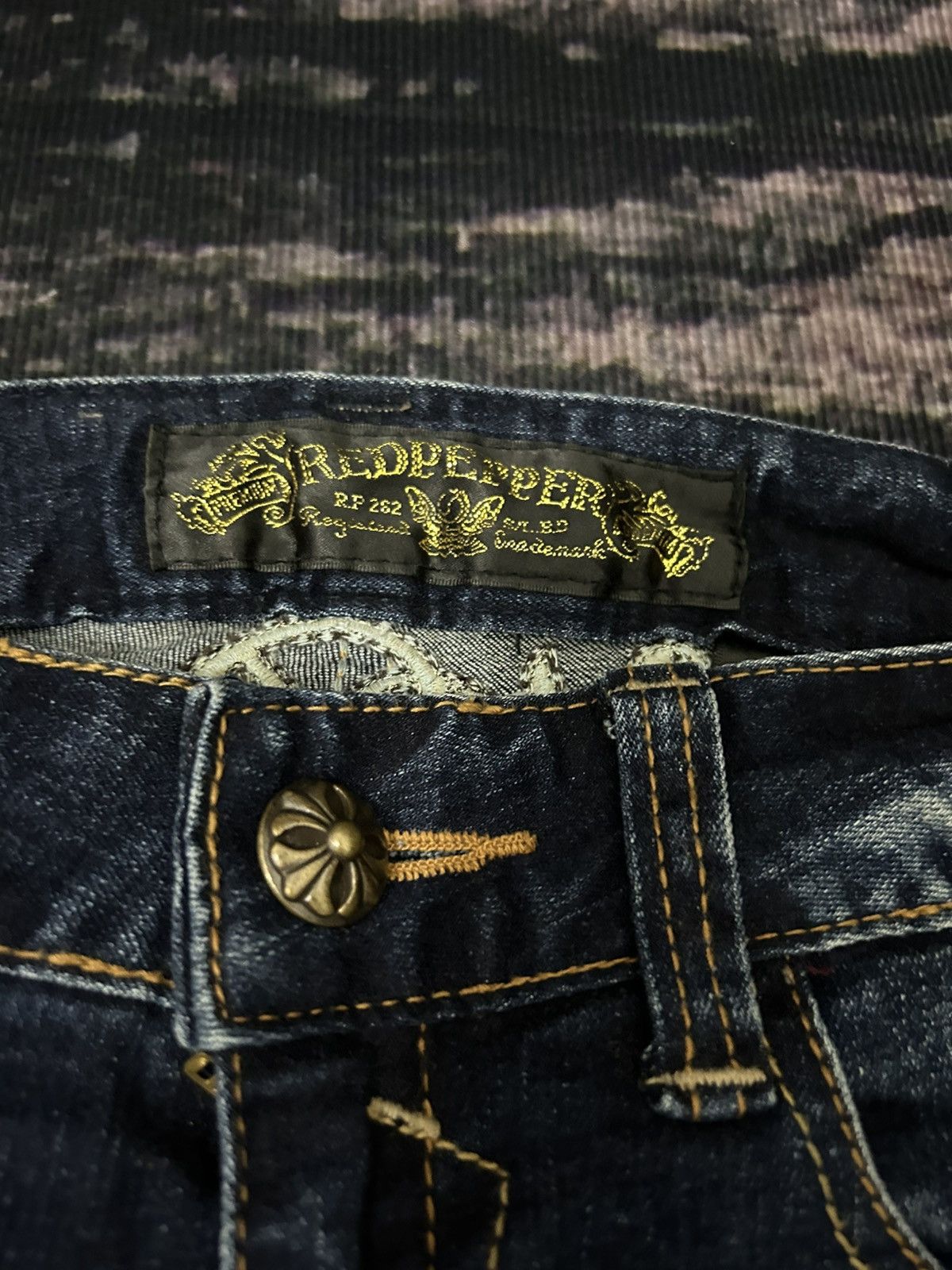 Ed Hardy Redpepper Cross Leopard Slim Jeans Size US 27 - 11 Thumbnail
