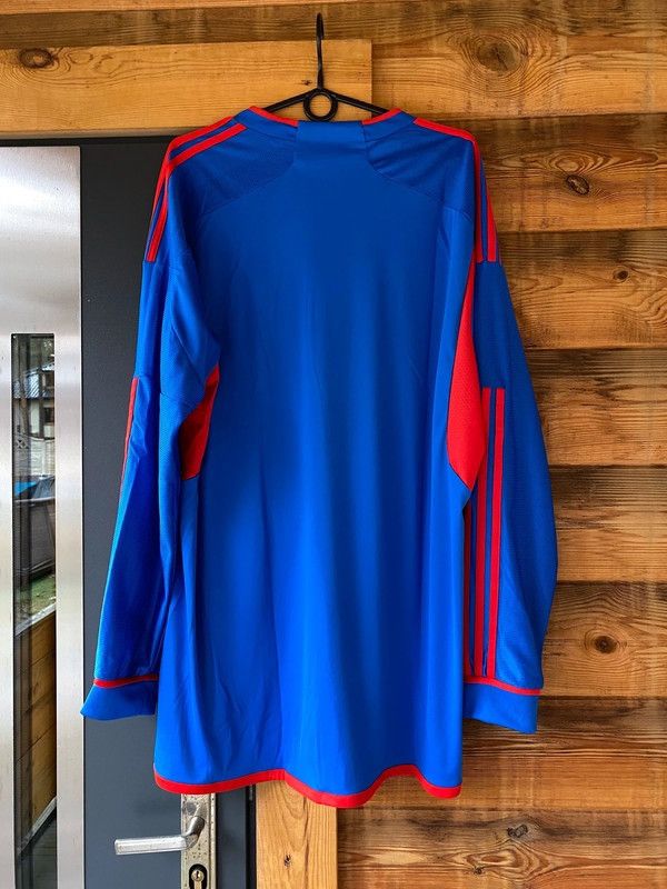 Adidas Adidas AEROREADY Long Sleeve Training Top – Blue/Red Size US XXL / EU 58 / 5 - 5 Thumbnail
