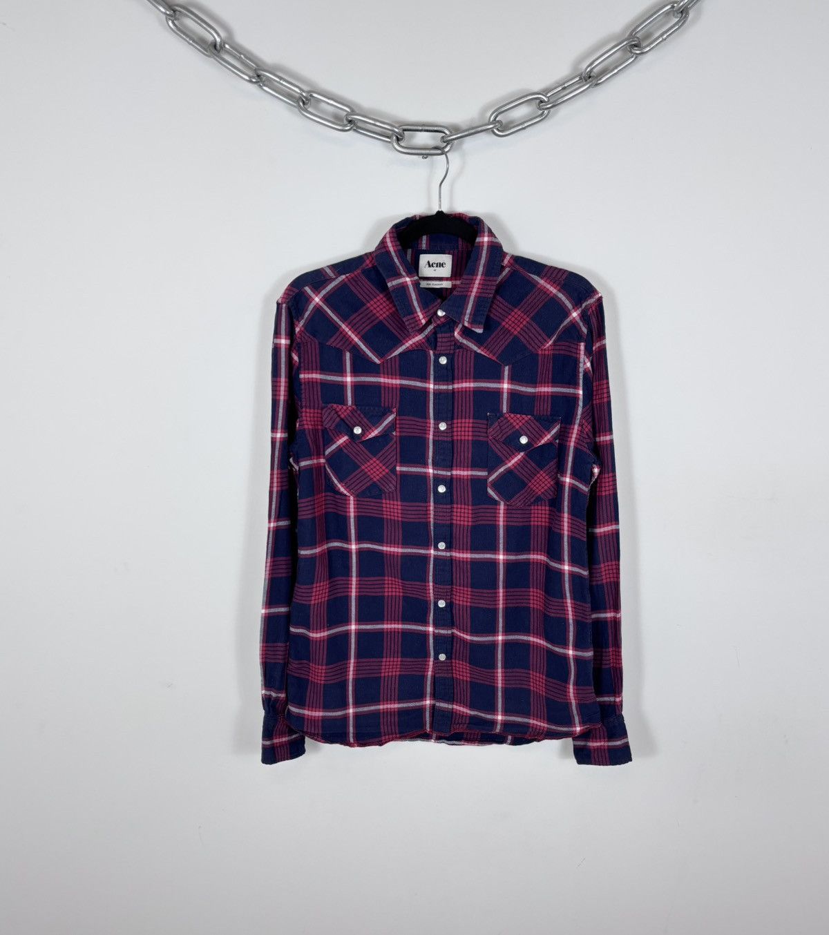 Acne Studios Acne Studios Western AW10 Men’s Pop Classics Flannel Shirt Size US M / EU 48-50 / 2 - 1 Thumbnail