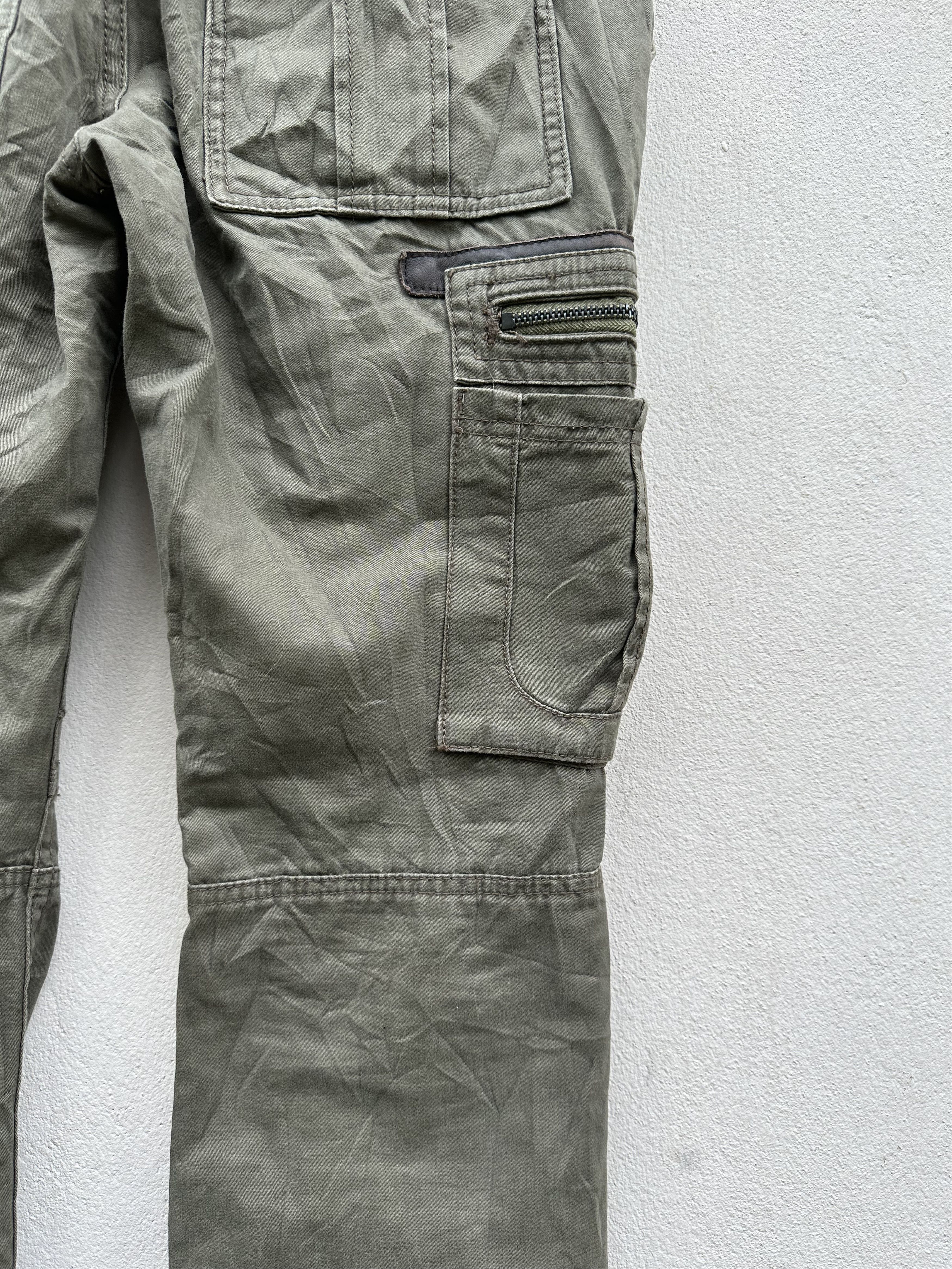 JACKROSE Japanese Brand JackRose Distressed Cargo Trouser Pant Size US 31 - 17 Thumbnail