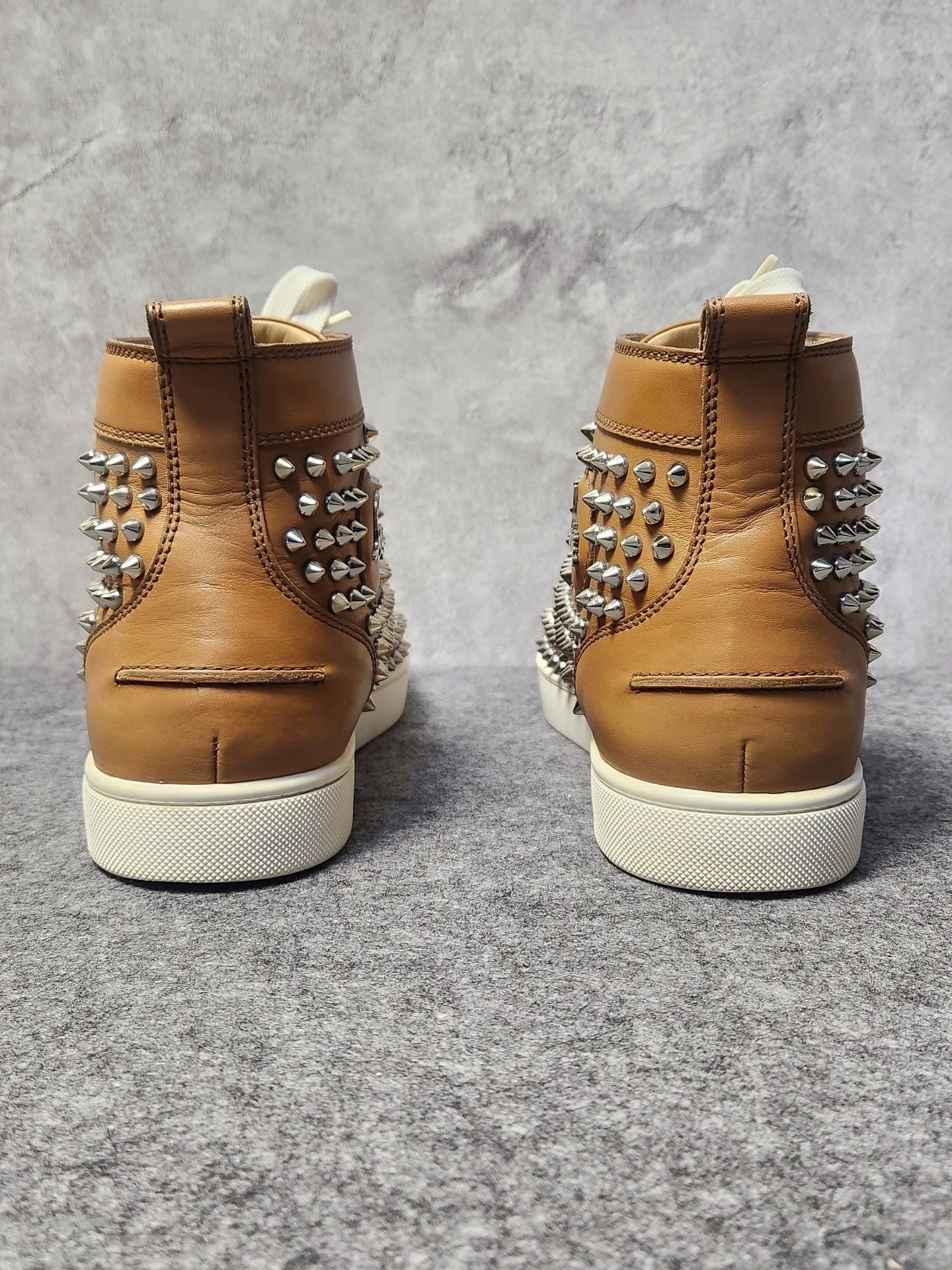 Christian Louboutin Christian Louboutin Yellow Leather High-TopSneakers 43 Size US 9 / EU 42 - 7 Thumbnail