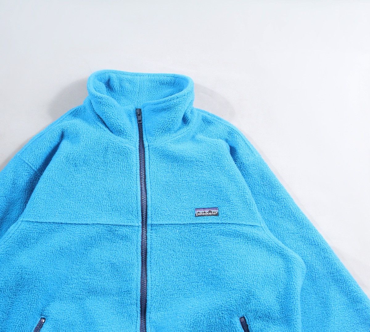Patagonia Patagonia 90s USA Vintage Fleece Jacket Blue Outdoor L Size US L / EU 52-54 / 3 - 2 Thumbnail