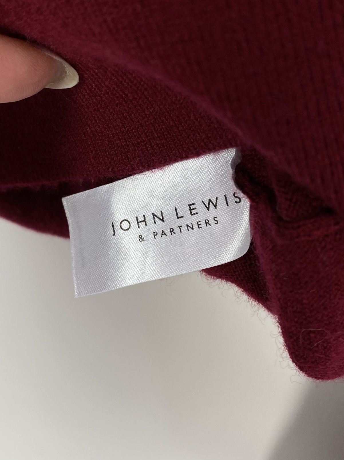Wolford John Lewis 100% Merino Wool knit Jumper Sweater Size L Red Size US L / EU 52-54 / 3 - 6 Thumbnail