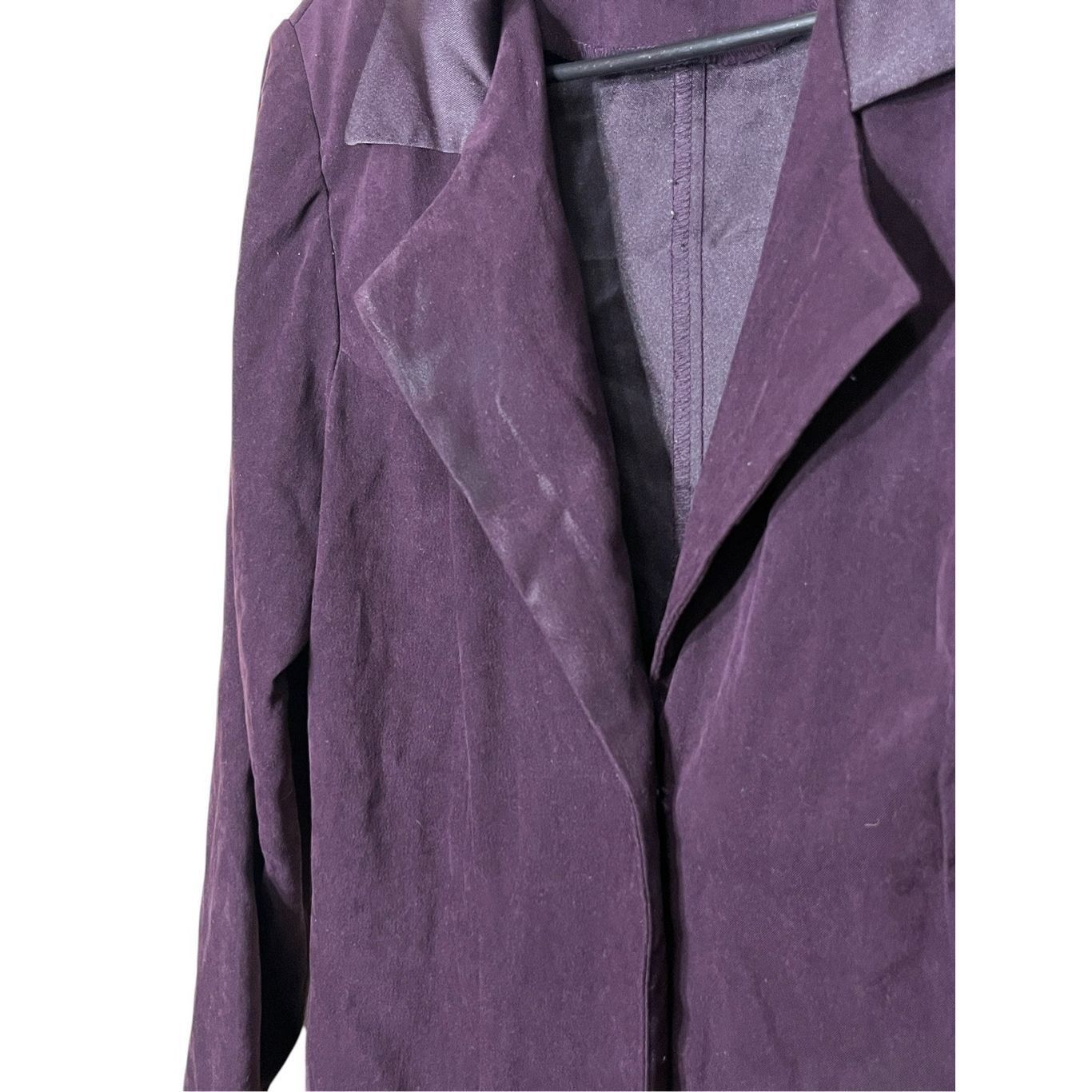 Other Vintage Dawn Joy 90s Purple Long Line Blazer Size 9/10 Size M / US 6-8 / IT 42-44 - 4 Thumbnail