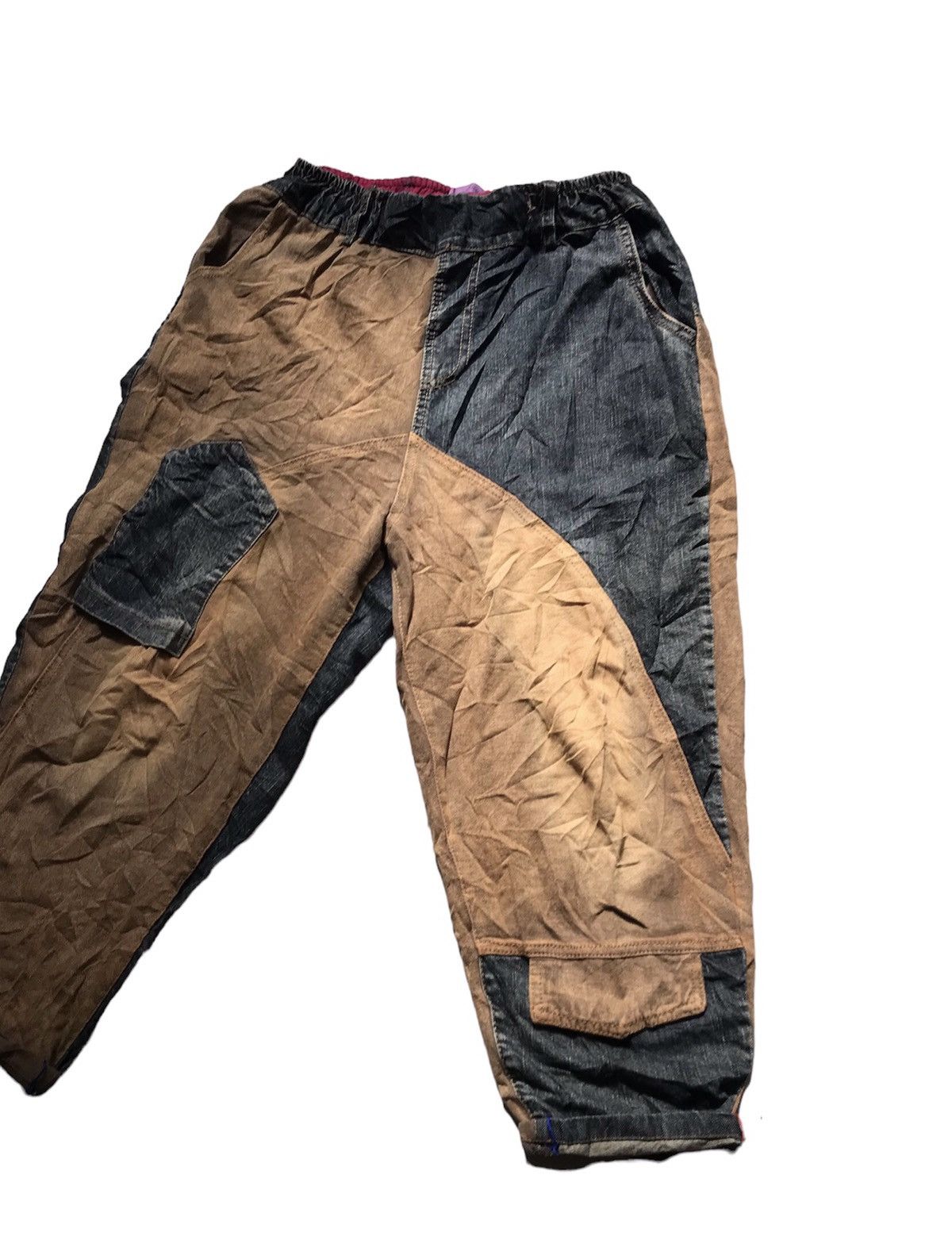 Japanese Brand EIGHT GIRL FLAT MULTI COLORS CARGO PANTS PARACHUTE Size US 30 / EU 46 - 4 Thumbnail