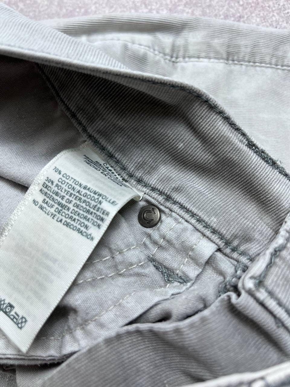 True Religion × Vintage Vintage True Religion Gray Y2K Jorts Shorts 32 Size US 32 / EU 48 - 11 Thumbnail