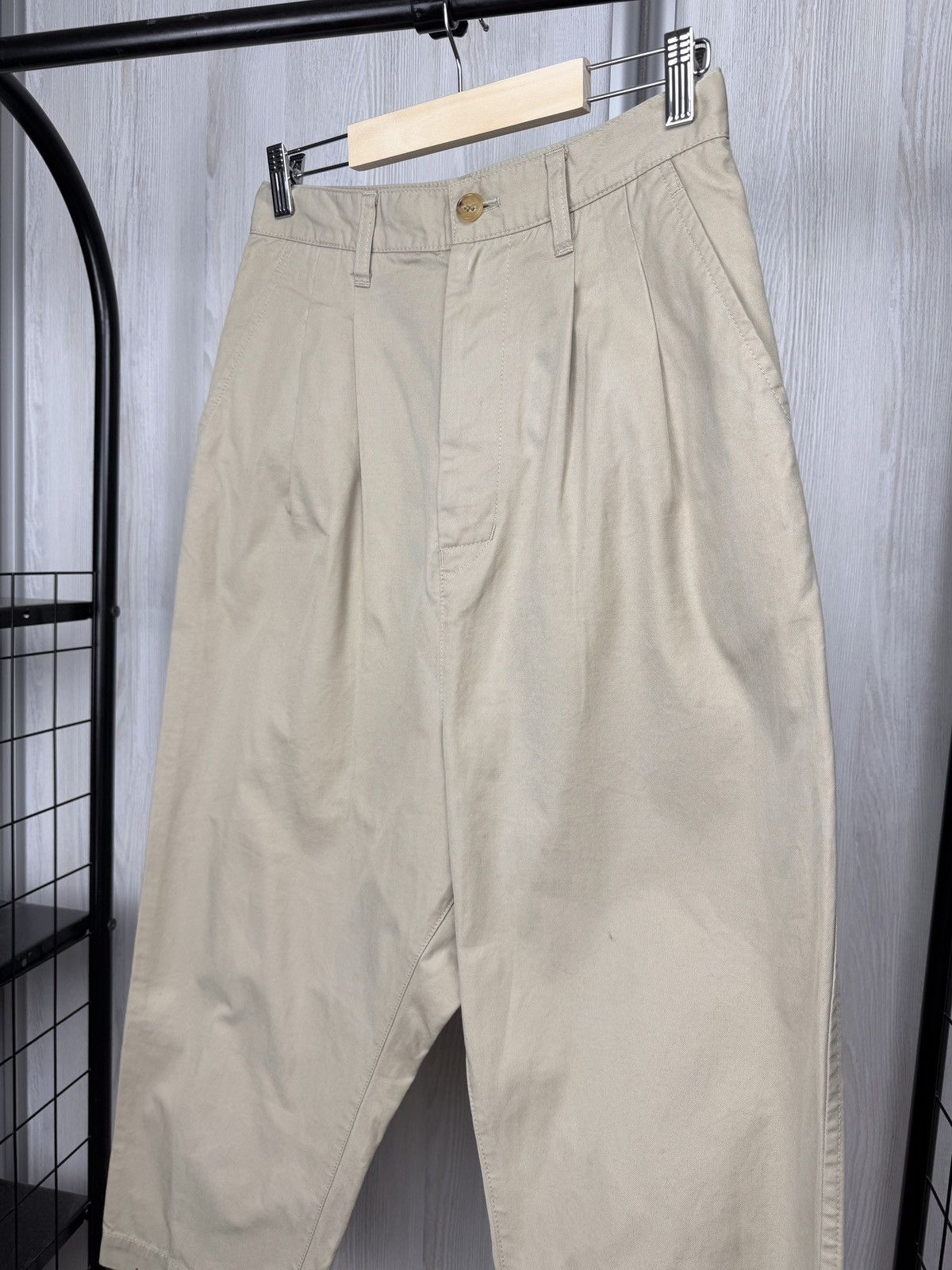 Junya Watanabe JUNYA WATANABE COMME des GARCONS Tuck Wide leg Pleated Pants Size US 28 / EU 44 - 4 Thumbnail