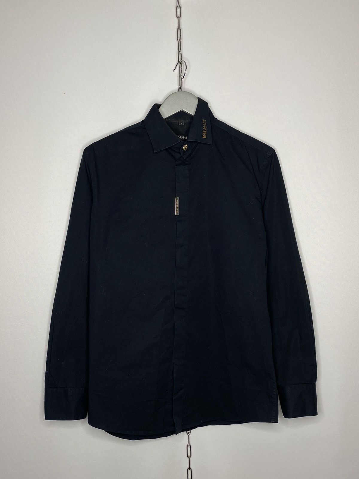 Balmain 💵Balmain Paris Luxury Shirt Long Sleeve💵 Size US M / EU 48-50 / 2 - 1 Thumbnail