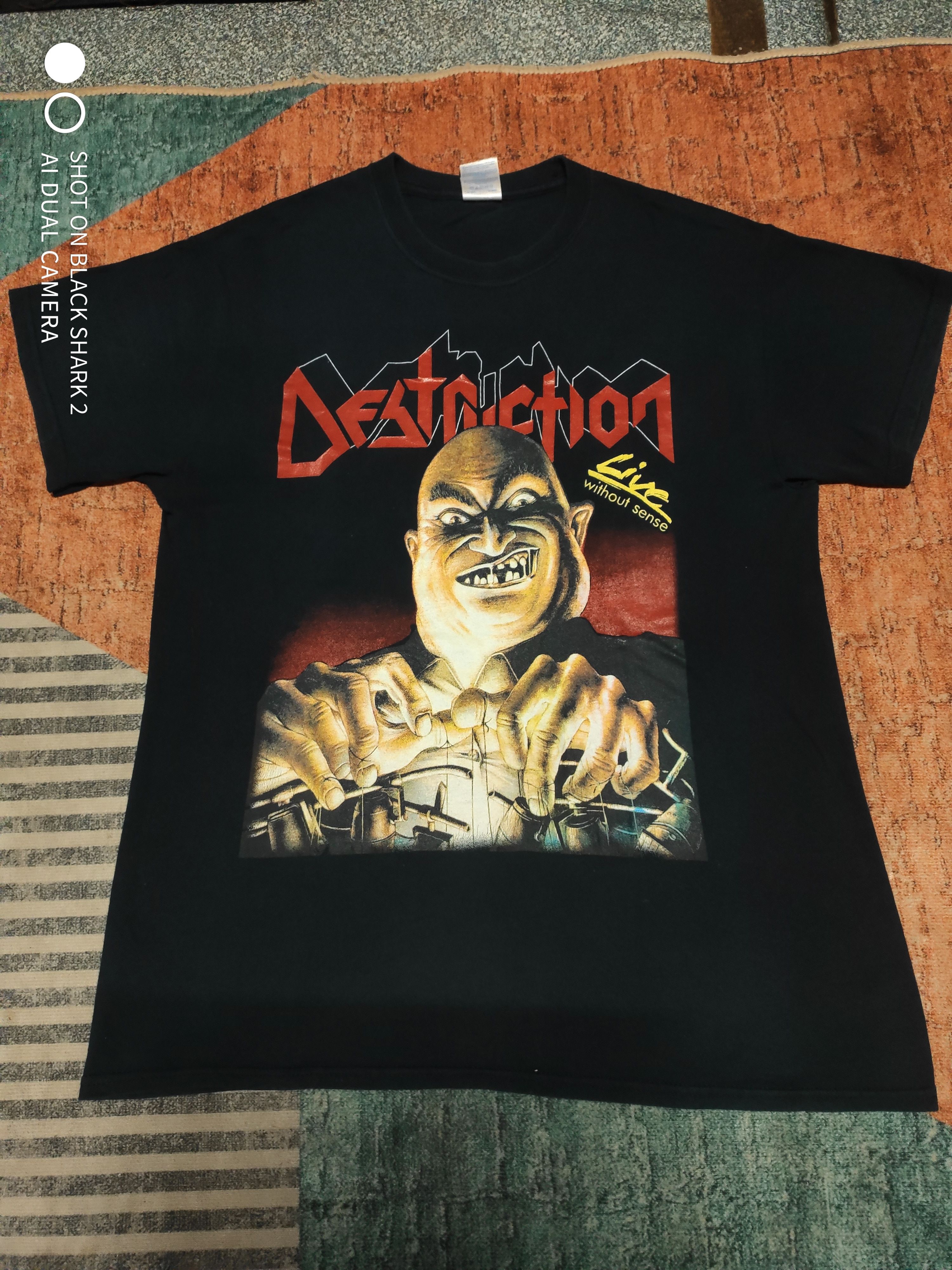 Band Tees Destruction Live without sense Size US M / EU 48-50 / 2 - 3 Thumbnail