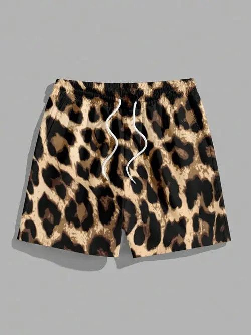 Japanese Brand Leopard Y2k Shorts DRIP summer Size US 34 / EU 50 - 1 Thumbnail
