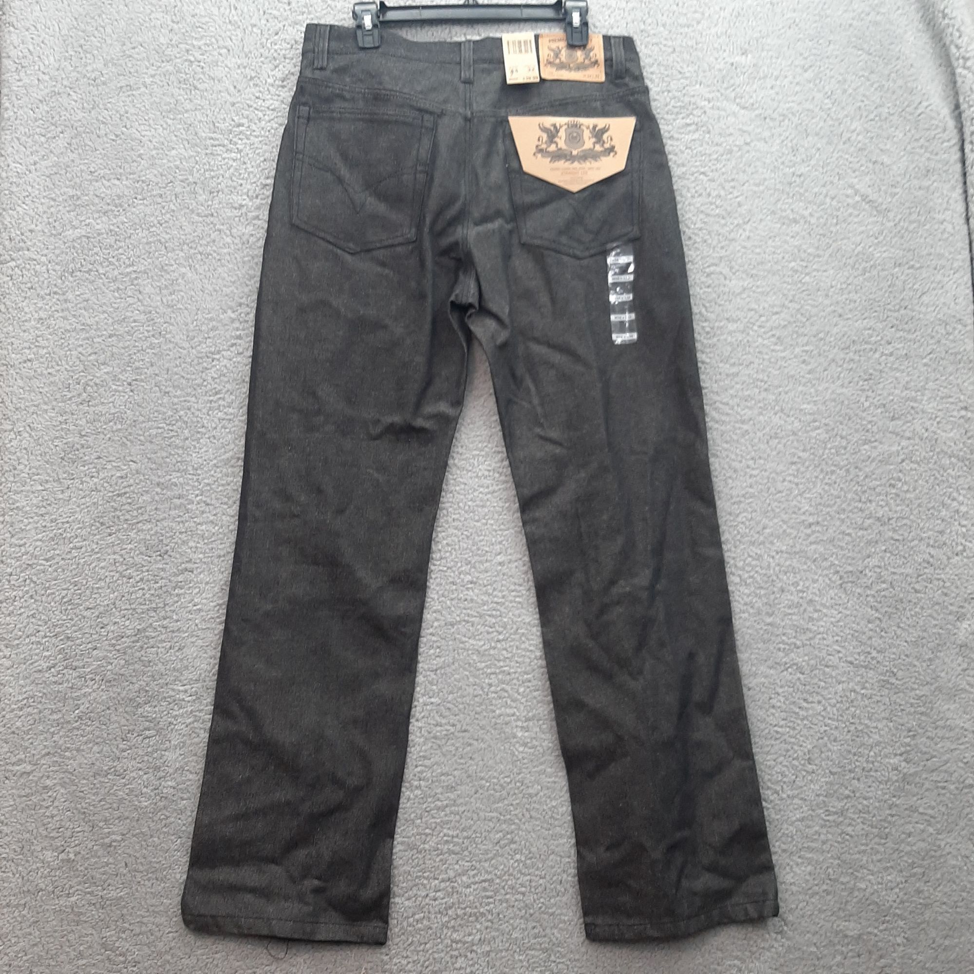 Other Noiz Mens Straight Fit Jeans W34 L32 Cotton Denim Y2K Hiphop Size US 34 / EU 50 - 2 Thumbnail