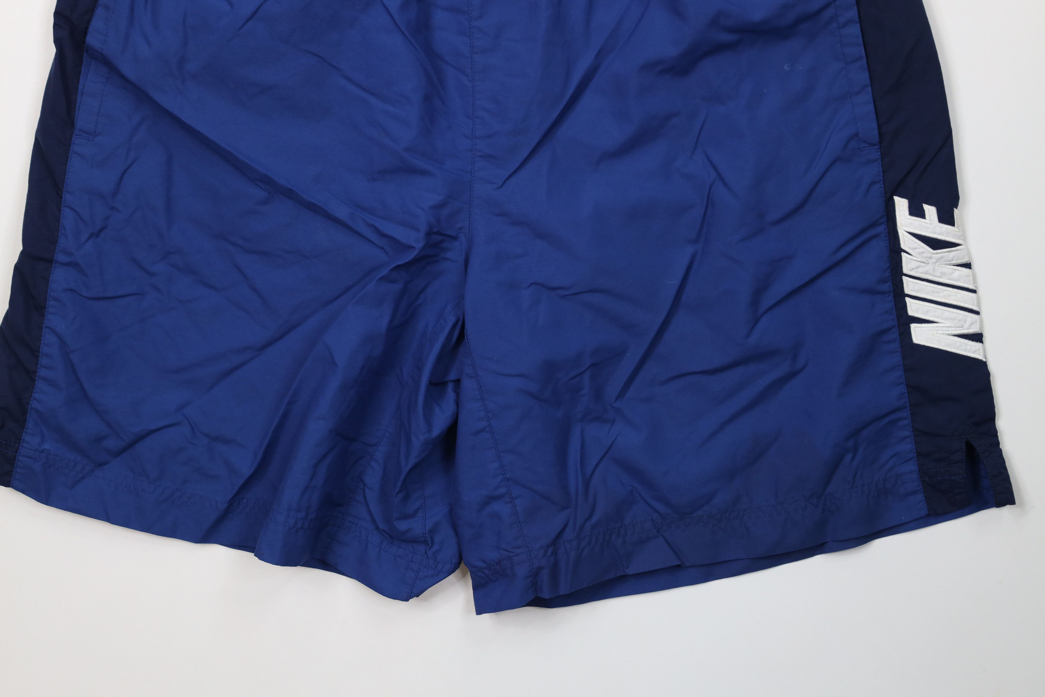 Nike Vintage Nike Spell Out Block Letter Lined Shorts Swim Trunks Size US 34 / EU 50 - 4 Thumbnail