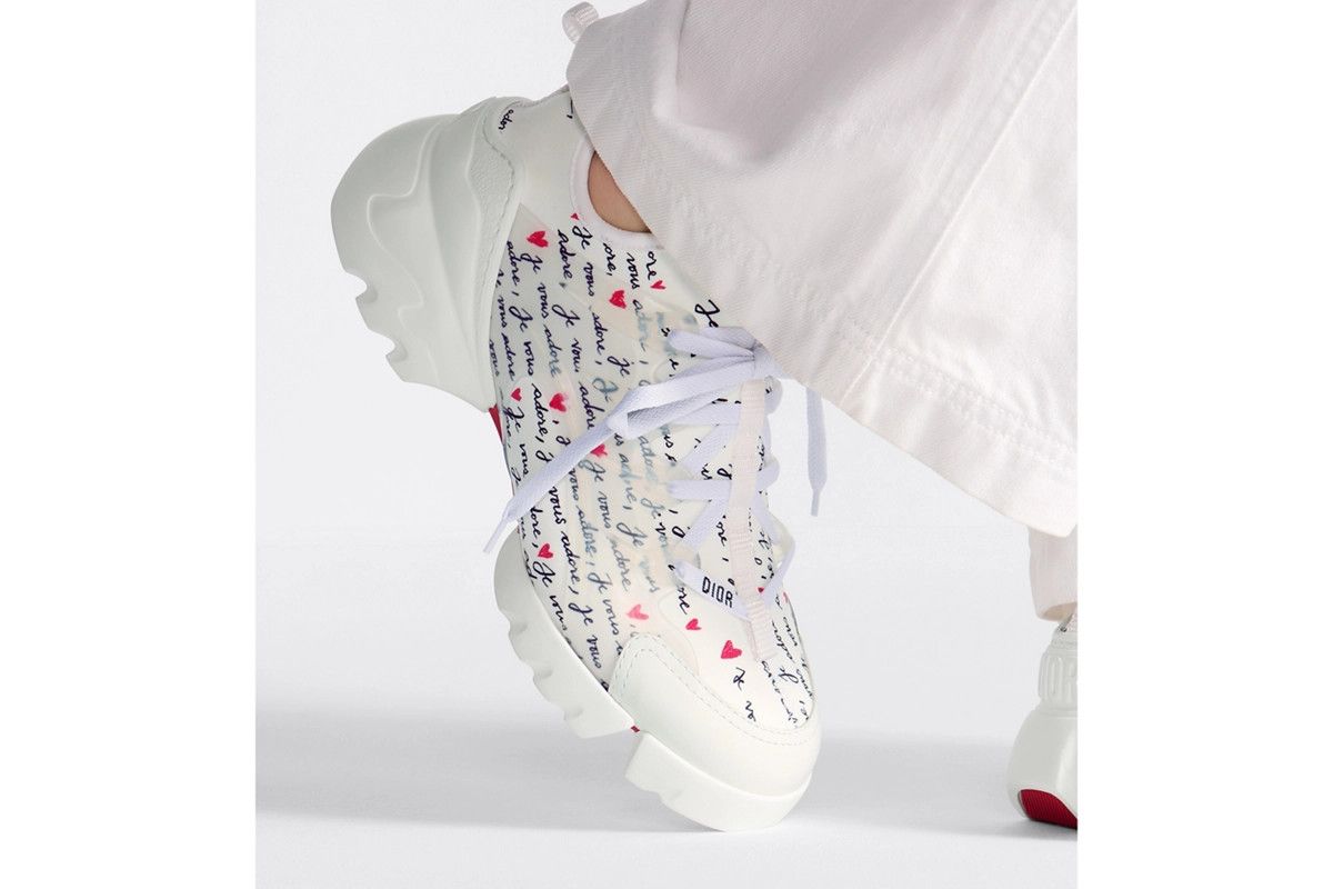 Dior o1bcso1str0226 D-Connect Dioramour Sneaker in White Size US 8 / IT 38 - 7 Thumbnail
