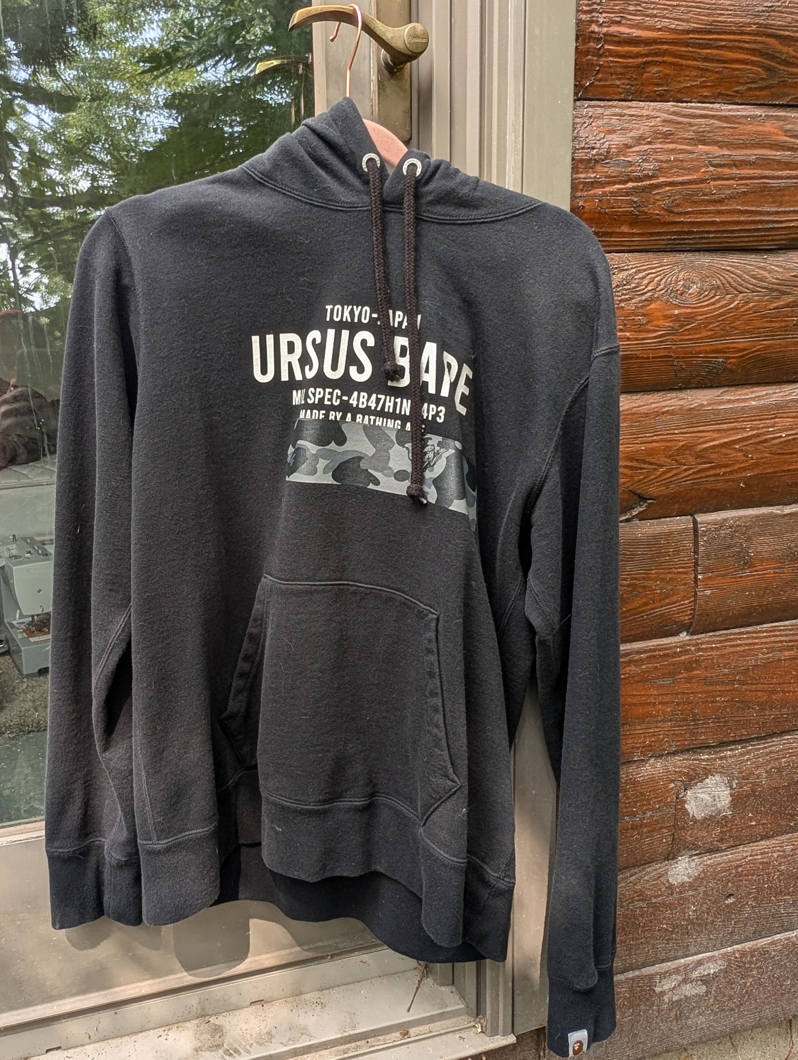 Bape Bape ursus hoodie | Grailed