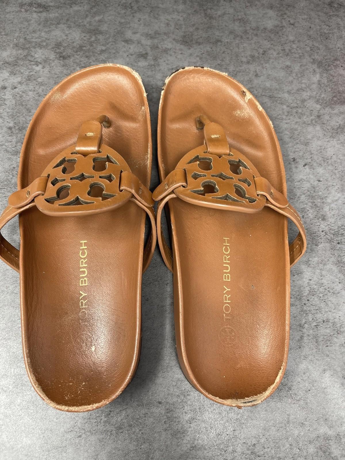 Other Tory Burch Miller Cloud Thong Sandals Womens Size 8 Brown Size US 8 / IT 38 - 9 Thumbnail