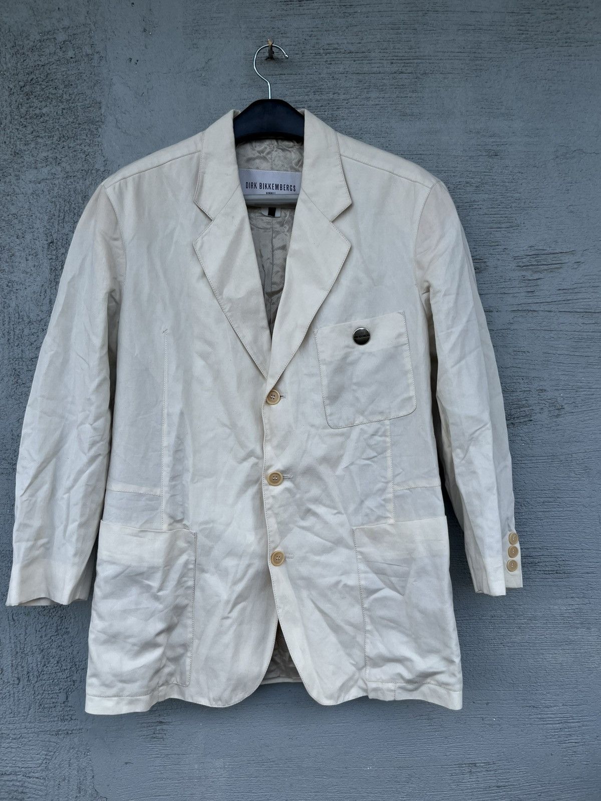 Dirk Bikkembergs 90's Dirk bikkembergs Homme Blazer Size 40S - 1 Thumbnail