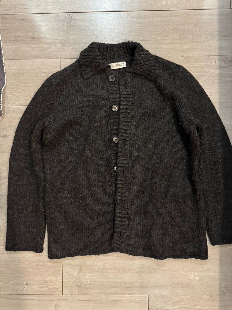 Our Legacy Our Legacy23FW Black Wool Cardigan Size US S / EU 44-46 / 1 - 1 Thumbnail