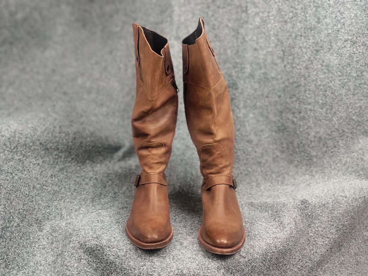 Sancho Boots Sancho Boots 9204 brown leather knee high zip Shoes Vintage Size US 10 / IT 40 - 4 Thumbnail