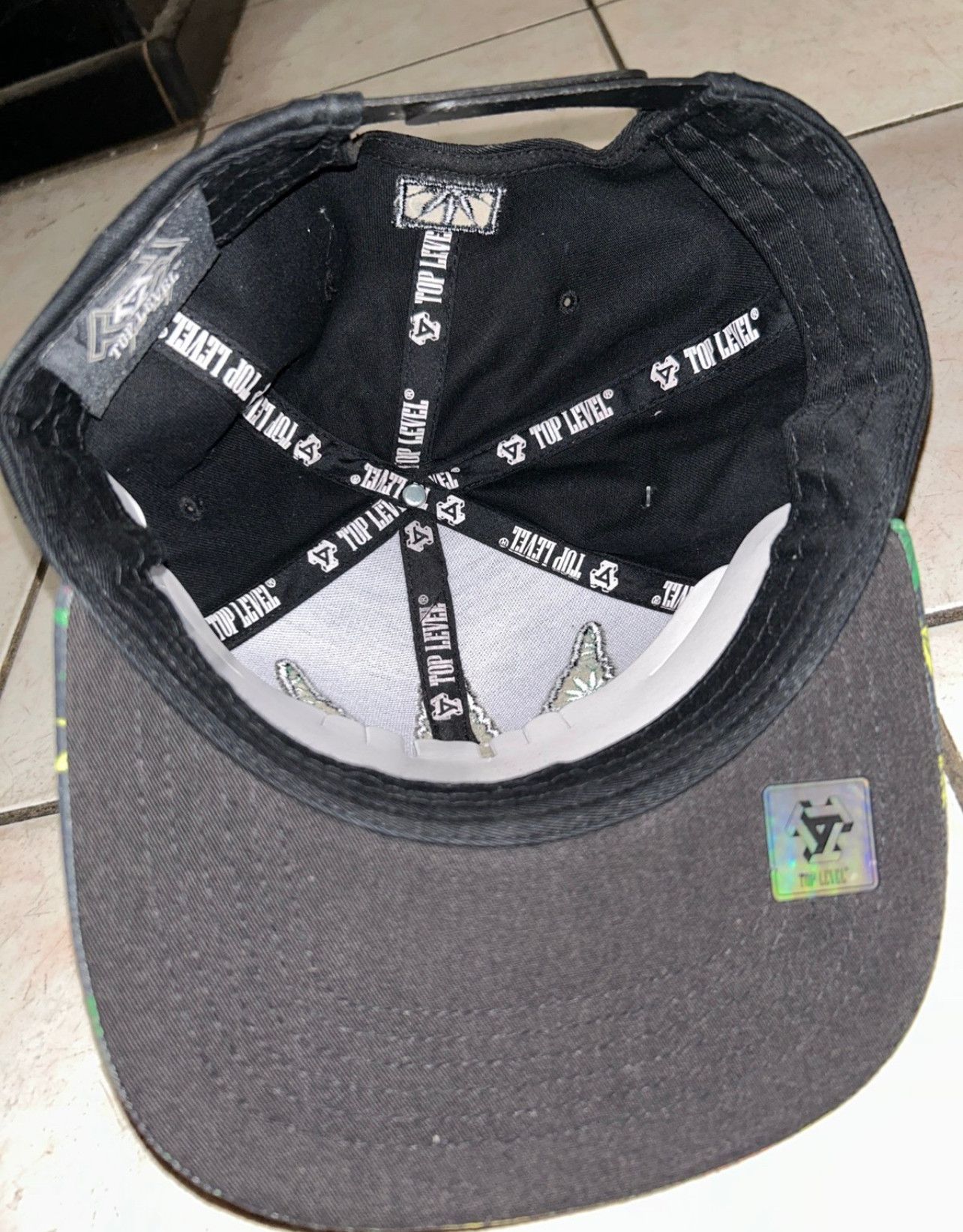 Other Top Level Marijauna Snapback Adjustable 100% Cotton Cap Hat Size ONE SIZE - 4 Thumbnail