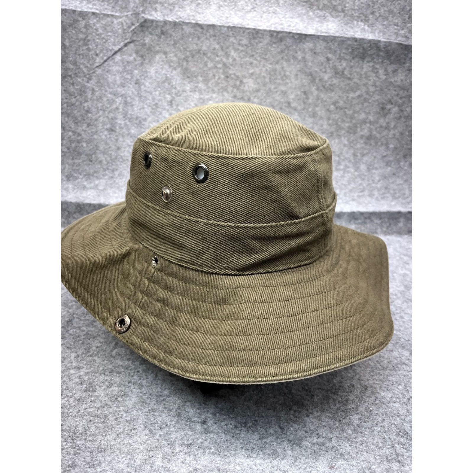 Vintage Cabo San Lucas BCS Bucket Hat Adult One Size Green Cotton Iguana Beach Outdoors Hat/Cap Mens Bucket Hat Size ONE SIZE - 5 Thumbnail