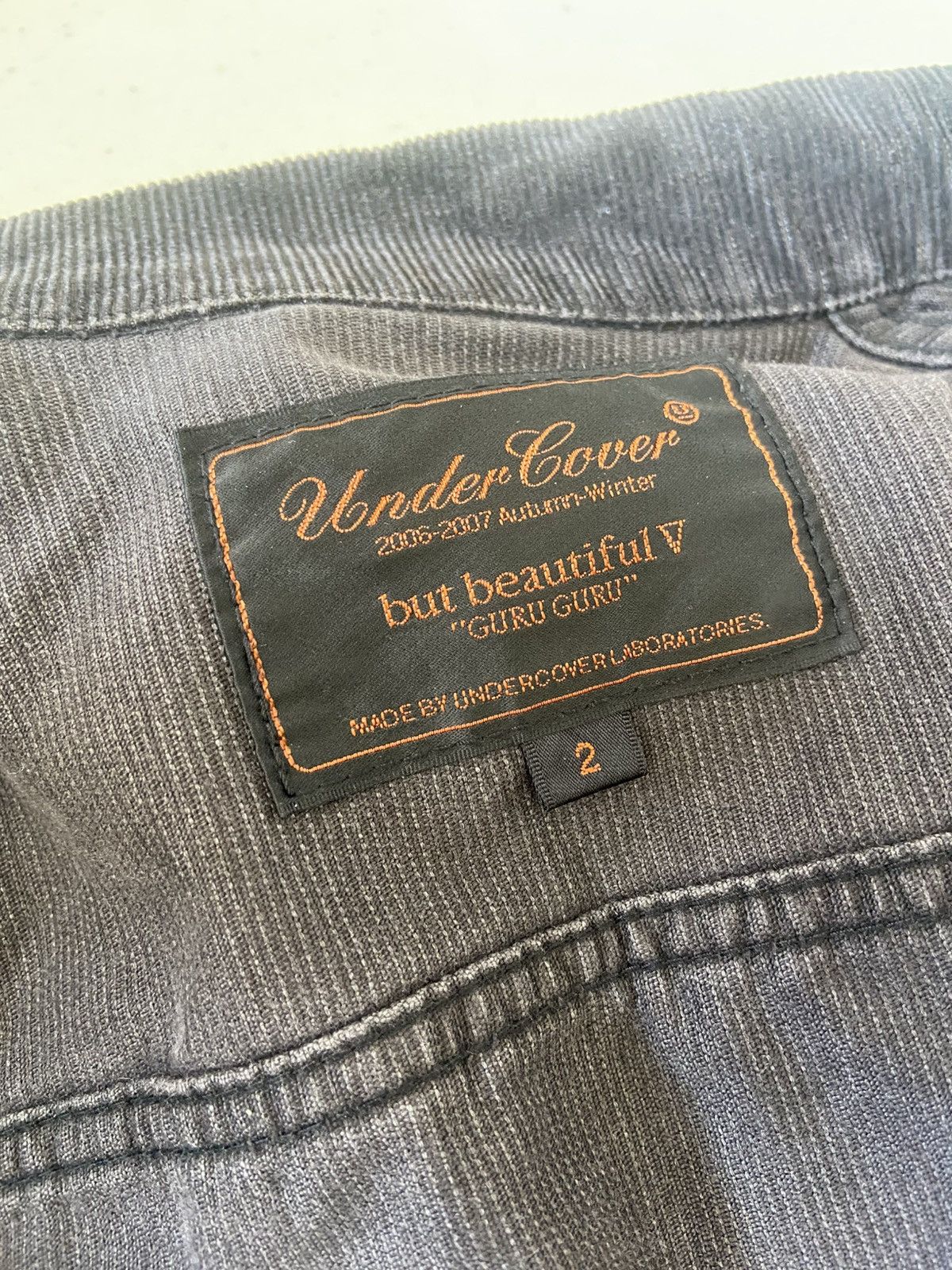 Undercover Undercover 2006 „Guru Guru“ BBV Corduroy Bug Jacket Size S / US 4 / IT 40 - 2 Thumbnail