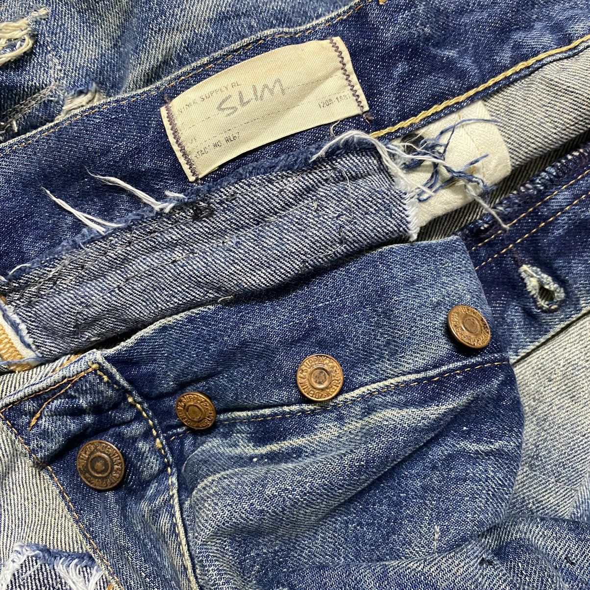 Denim & Supply Ralph Lauren Denim And Supply Ralph Lauren Distress Denim Patchwork Jeans Size US 38 / EU 54 - 18 Thumbnail