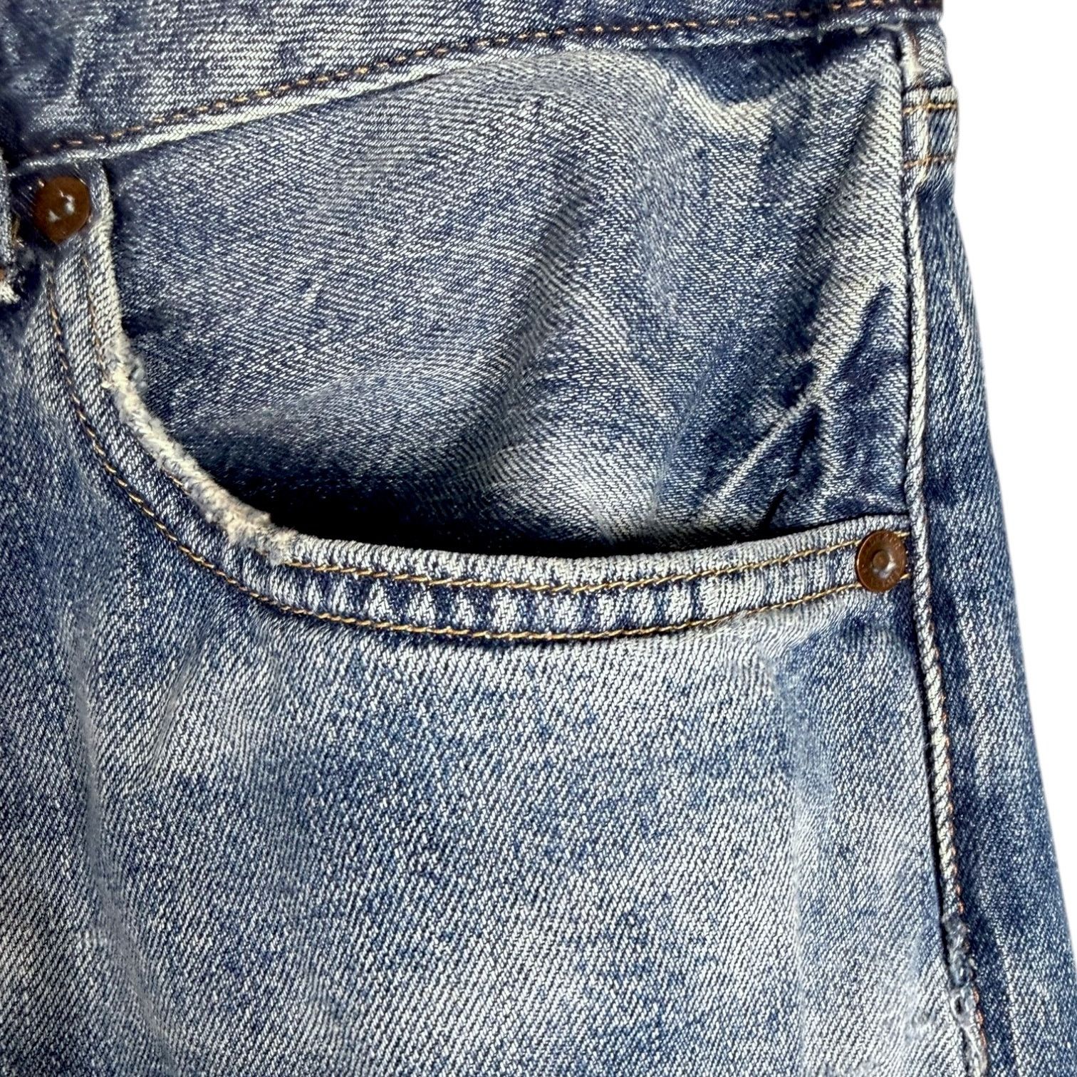 Levi's Men's Levi's Made & Crafted Cropped Distressed Jeans 33x29 Size US 33 - 5 Thumbnail