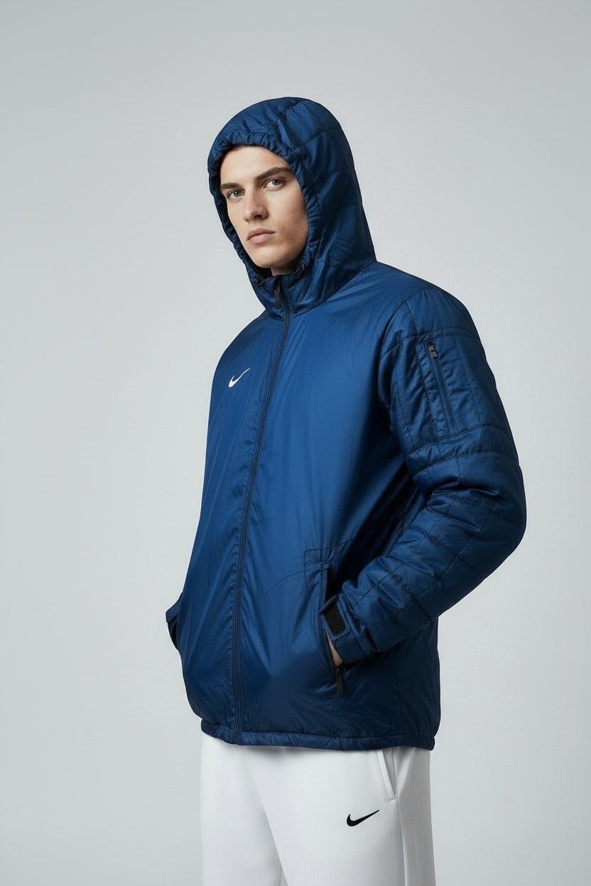 Nike 90s Nike Vintage Swoosh Logo Retro Outdoor Jacket Rare Size US L / EU 52-54 / 3 - 1 Thumbnail