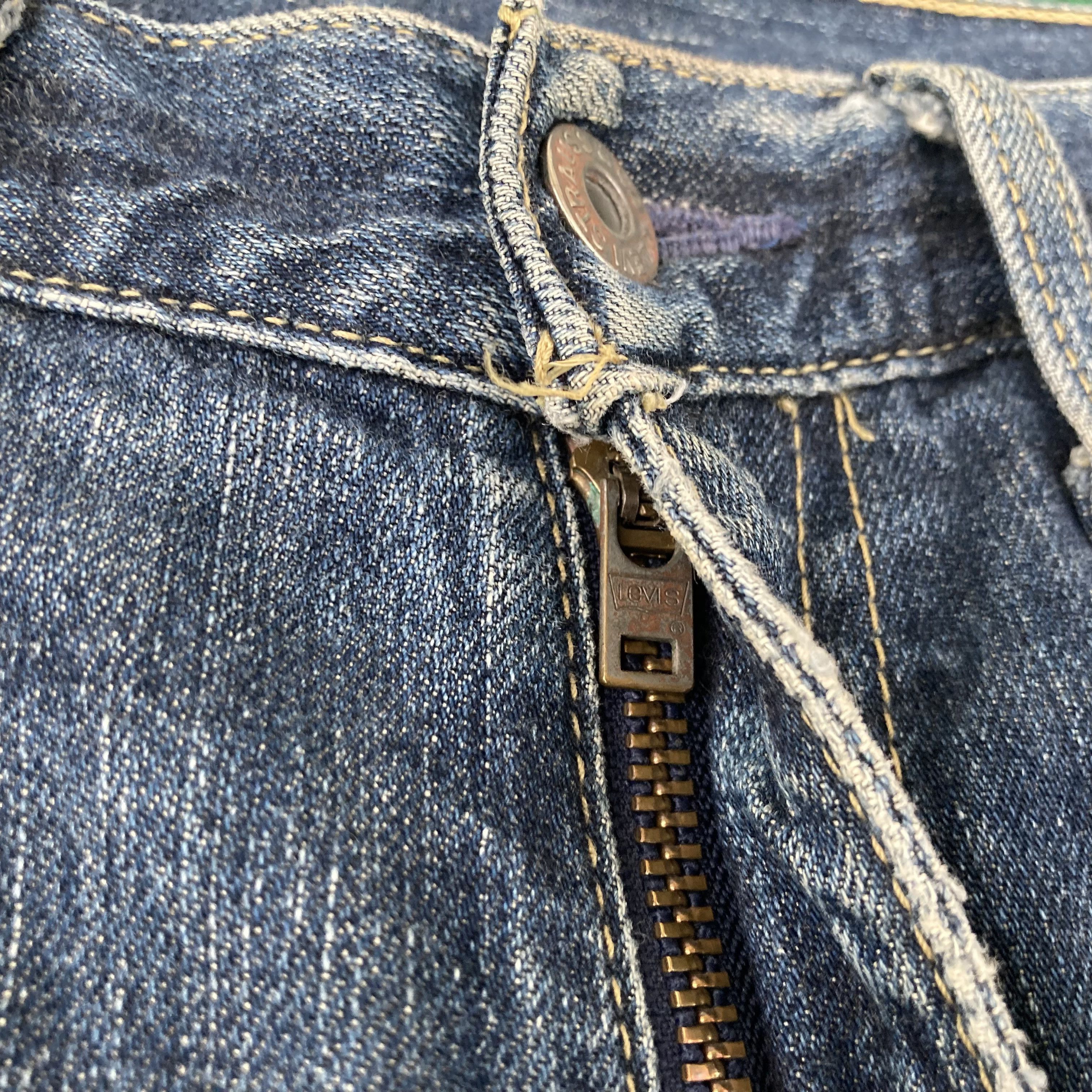 Levi's Vtg Levis 503 Faded Distressed Ripped Sz 29 Jeans Size US 29 - 5 Thumbnail
