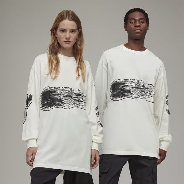 Adidas Graphic Long Sleeve T-Shirt Size US M / EU 48-50 / 2 - 3 Thumbnail