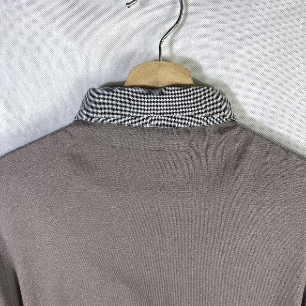 Katharine Hamnett London × Vintage Katherine Hamnett London Cut & Sewn Polo Long-sleeves Tshirt Size L / US 10 / IT 46 - 9 Thumbnail