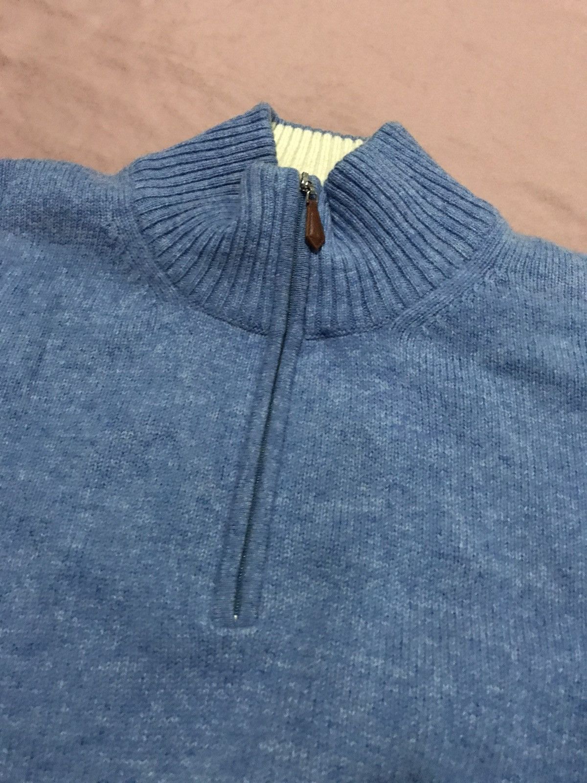 Gran Sasso GRAN SASSO ULTRAFINE MERINO AND CASHMERE QUARTER ZIP Size US L / EU 52-54 / 3 - 3 Thumbnail