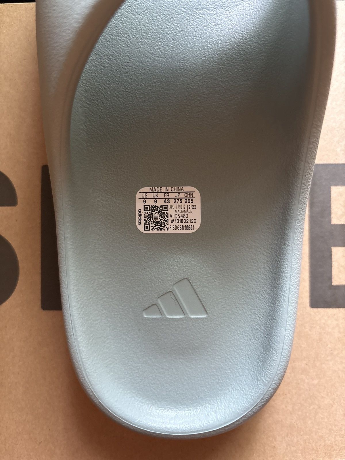 Adidas × Kanye West YZY x Adidas Slide Salt Size US 9 / EU 42 - 6 Thumbnail