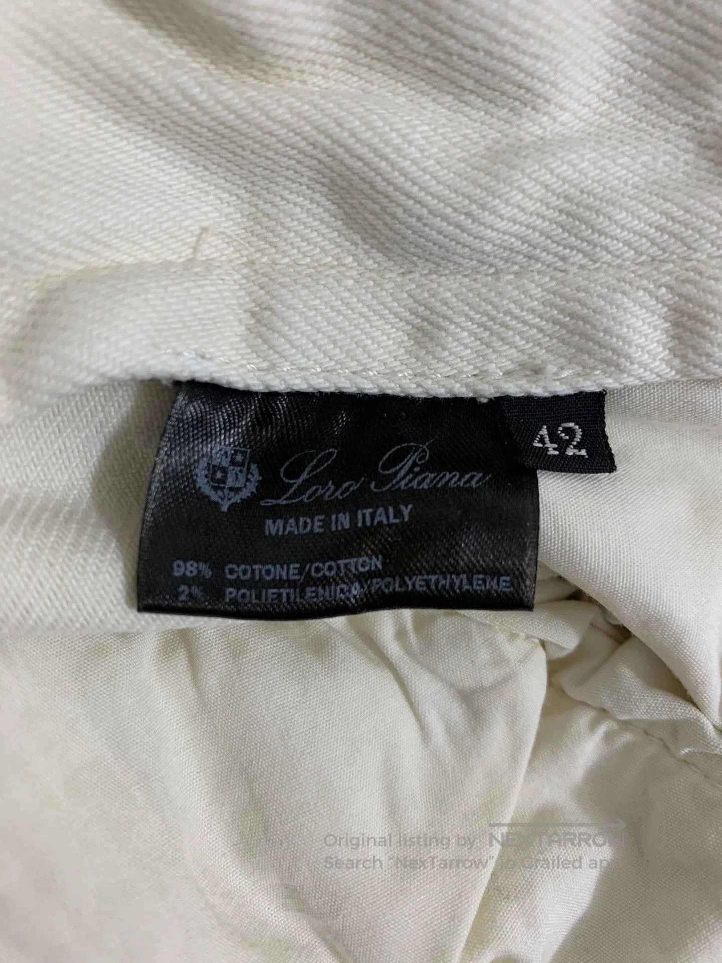 Loro Piana Loro Piana Unisex Casual Pants Beige. Size US 26 / EU 42 - 4 Thumbnail
