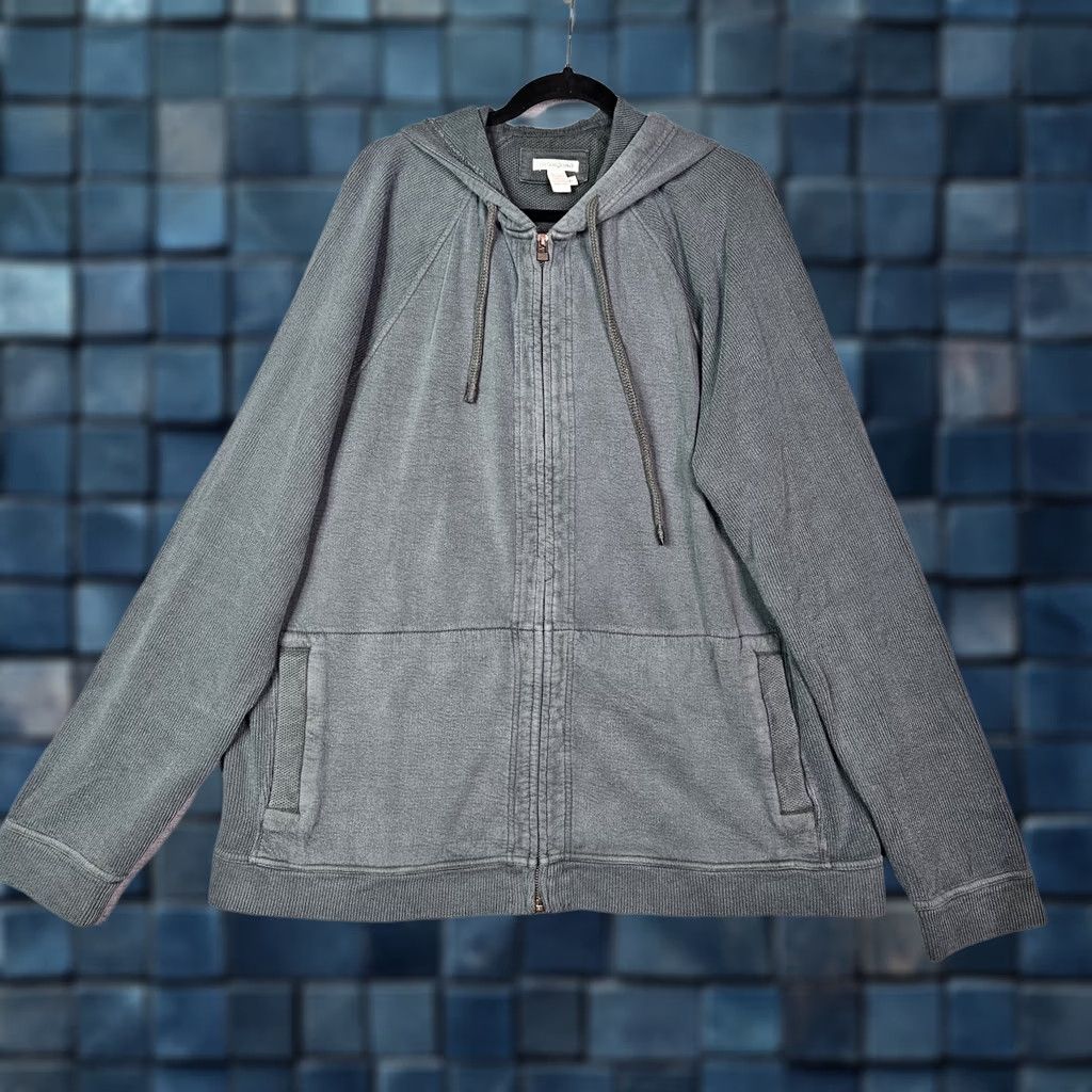 Carbon2Cobalt Carbon 2 Cobalt Men’s Grey Cotton Zip Up Hoodie Jacket XL Gray Solid Cotton Outer Shell All Seasons Casual Outdoor Regular Fit Men"} Size US XL / EU 56 / 4 - 1 Thumbnail