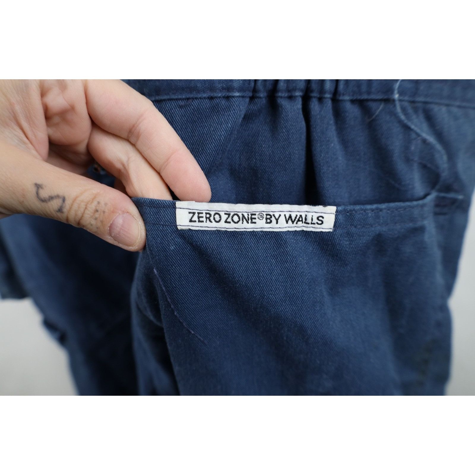 Walls Vintage 80s 90s Walls Quilted Coveralls Bibs 3XL Size US XXL / EU 58 / 5 - 17 Thumbnail