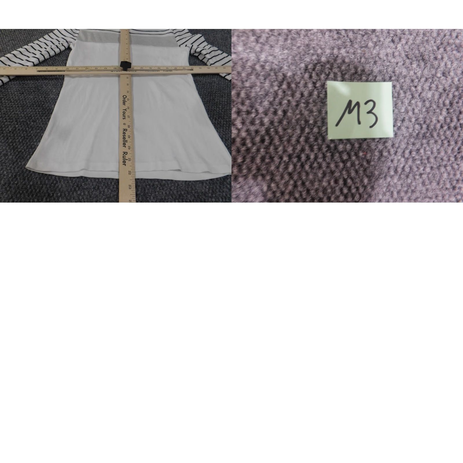 Ralph Lauren Lauren Ralph Lauren Blouse Womens Small White Striped Knit Cotton Zip Round Neck Casual Long Sleeve Regular Fit Geometric Pattern Size S / US 4 / IT 40 - 9 Thumbnail