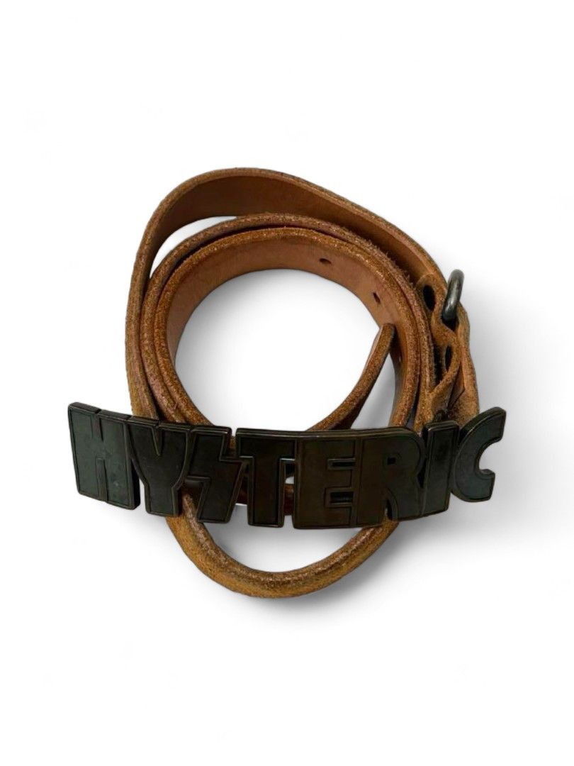 Hysteric Glamour Hysteric Glamour - brown leather belt big pendant silver Size ONE SIZE - 1 Thumbnail