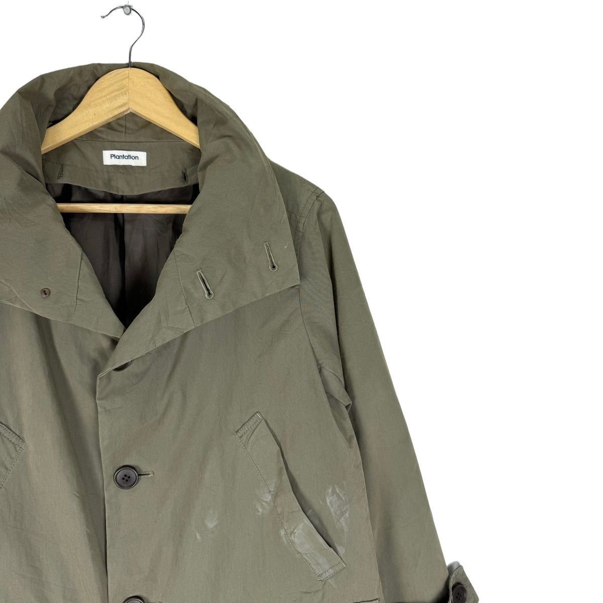 Issey Miyake ❄️PLANTATION ISSEY MIYAKE SHAWL COLLAR BUTTON JACKET Size M / US 6-8 / IT 42-44 - 4 Thumbnail