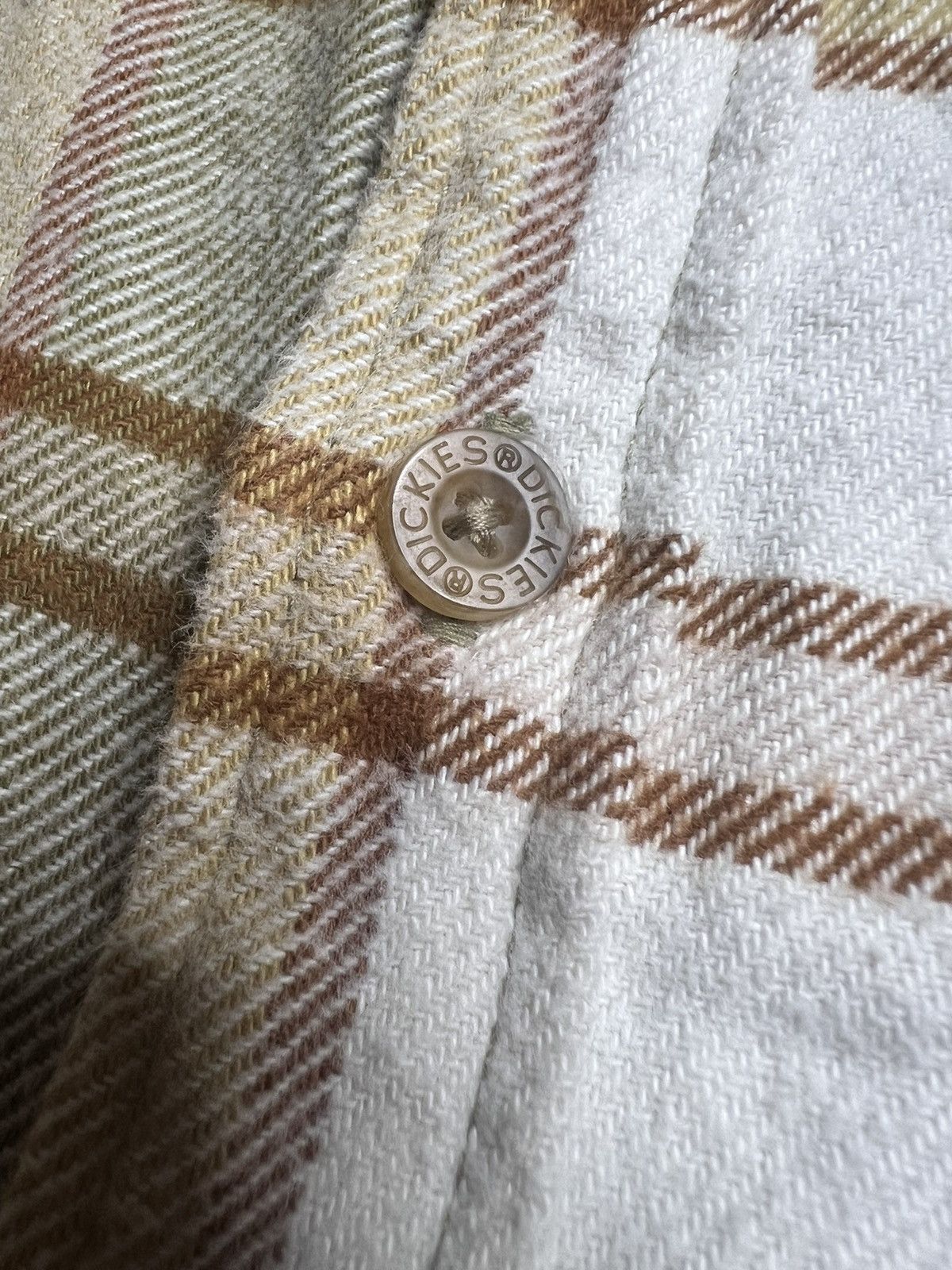 Dickies Dickies Flannel Shirt Button Up Size US XL / EU 56 / 4 - 4 Thumbnail