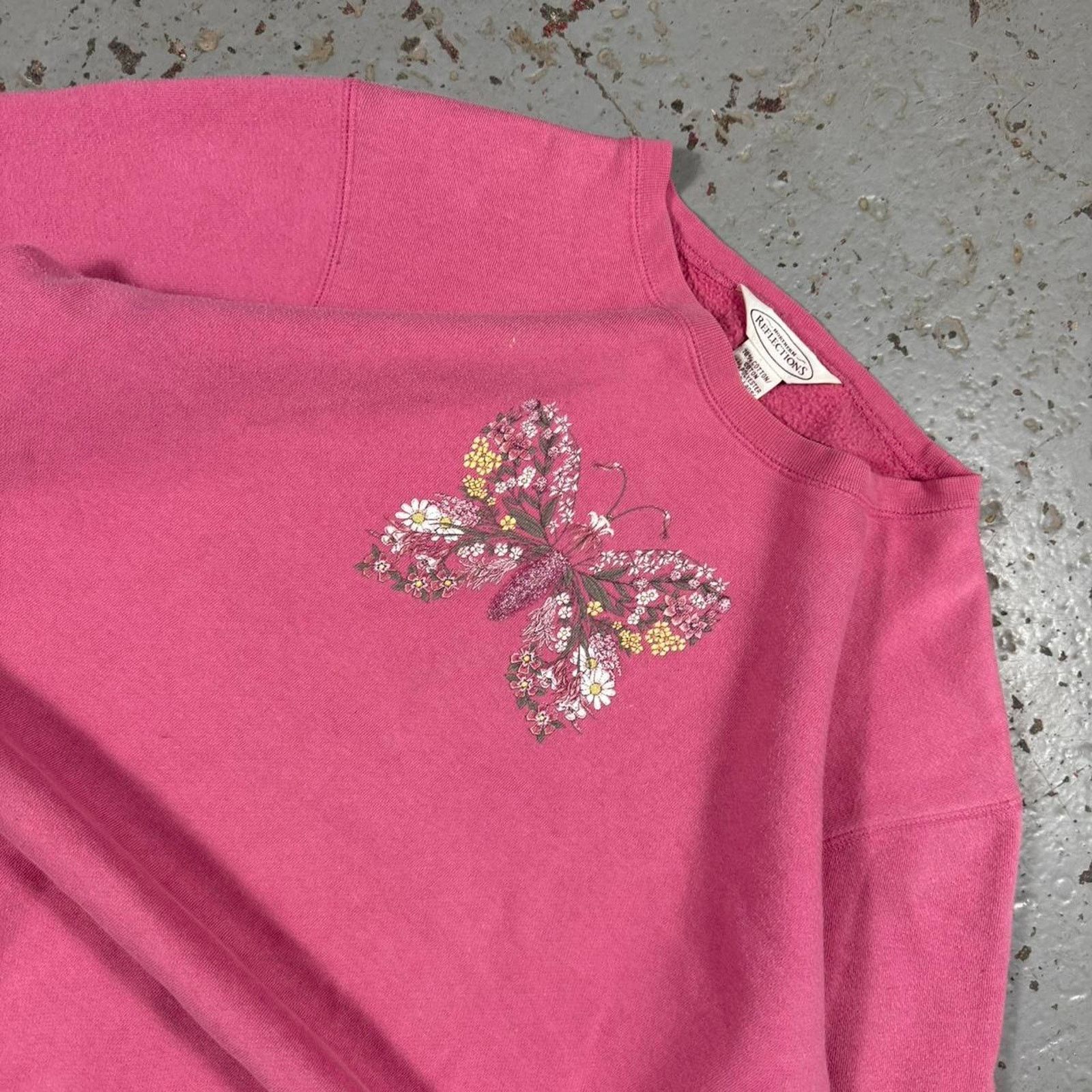 Other Pink butterfly crewneck sweatshirt Size M / US 6-8 / IT 42-44 - 8 Thumbnail
