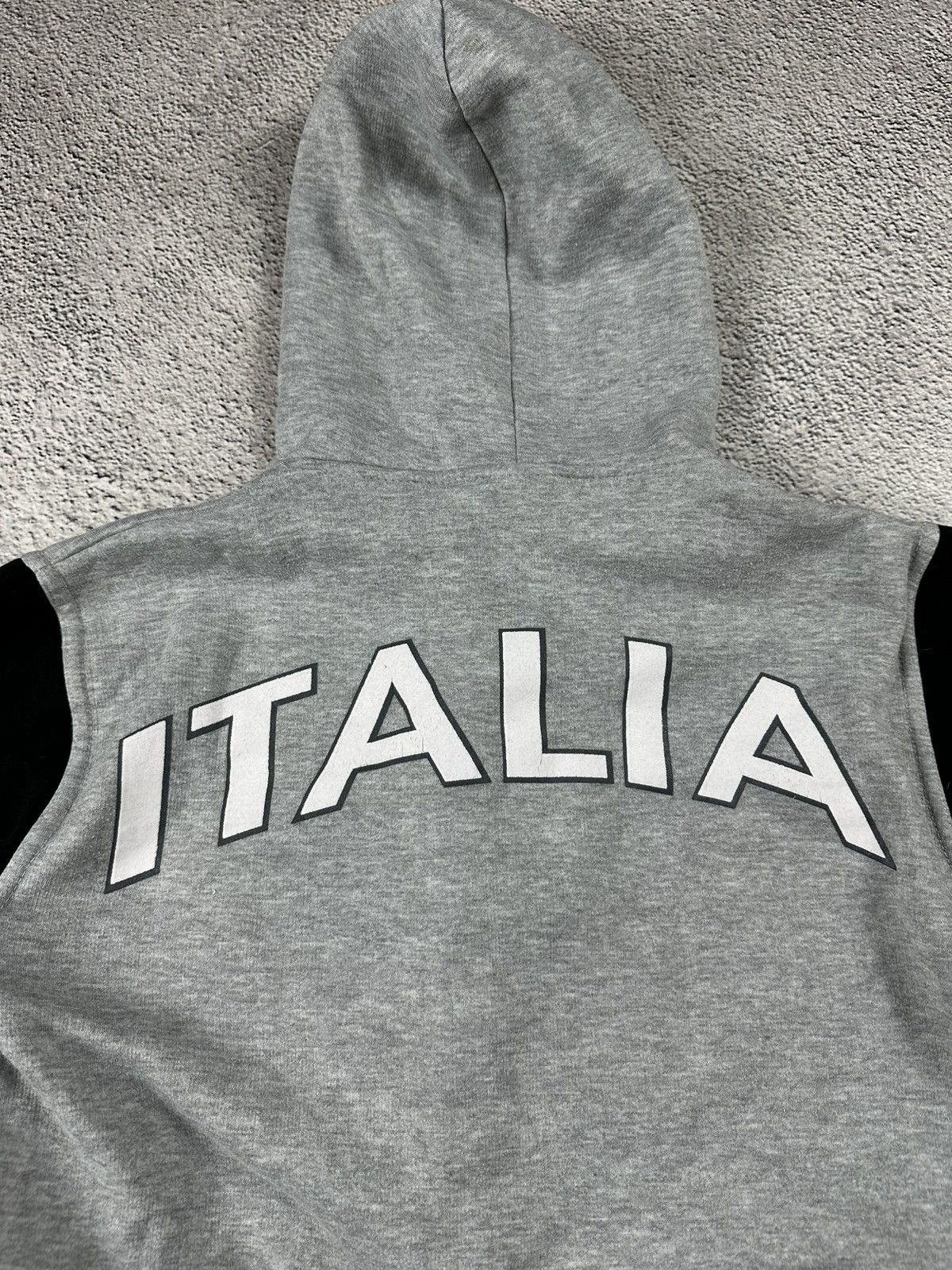 Japanese Brand Italia Full Zip Hoodie Y2K Soccer Jersey Blockcore Style Size US M / EU 48-50 / 2 - 11 Thumbnail