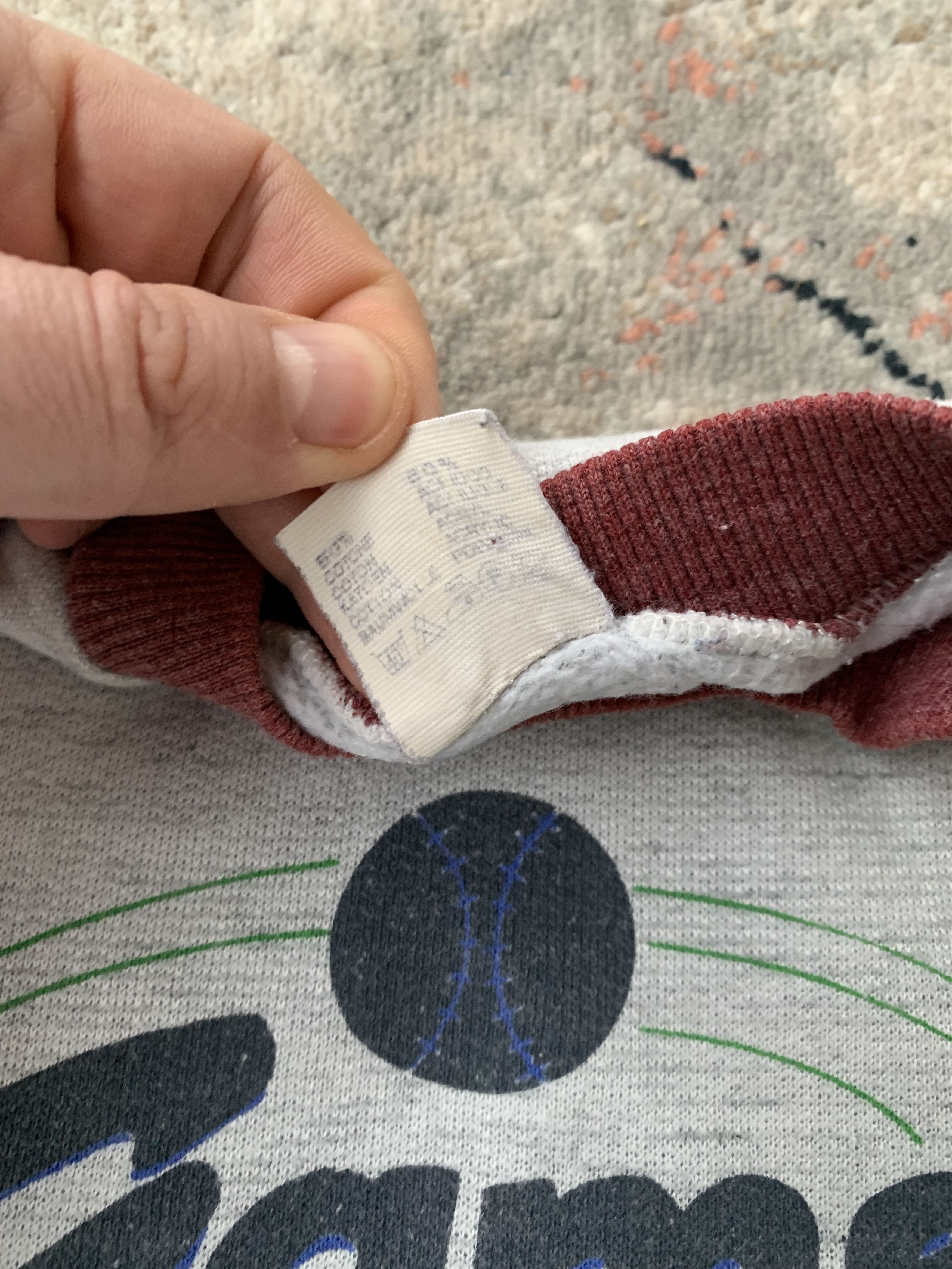 Vintage Vintage National Of The Baseball Kids Sweatshirt Size US XS / EU 42 / 0 - 8 Thumbnail