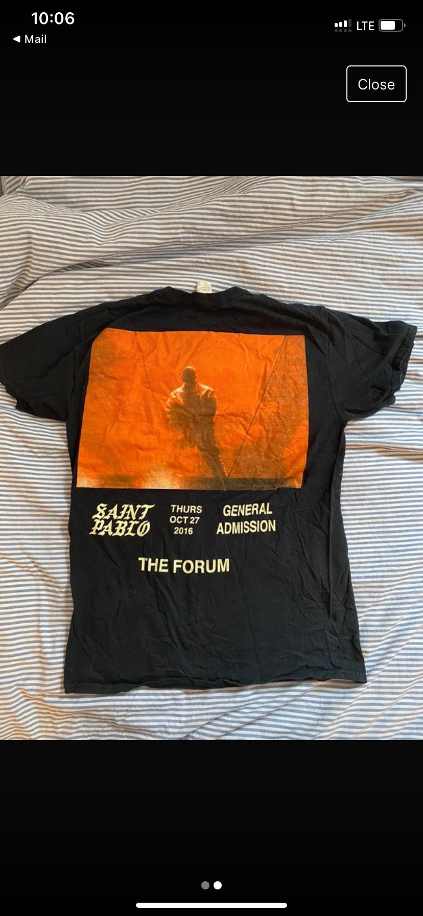 Kanye West Kanye West Saint Pablo Tour 2016 Short Sleeve Tee Size US M / EU 48-50 / 2 - 2 Thumbnail